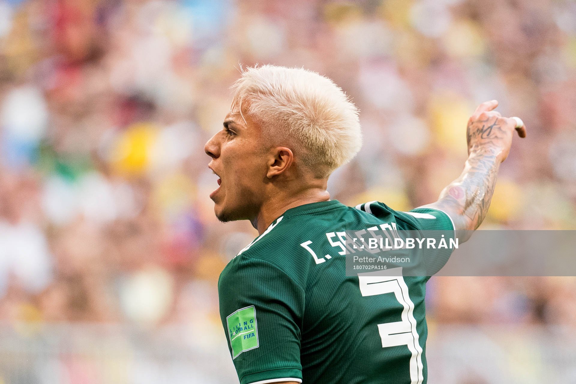 Carlos Salcedo of Mexico