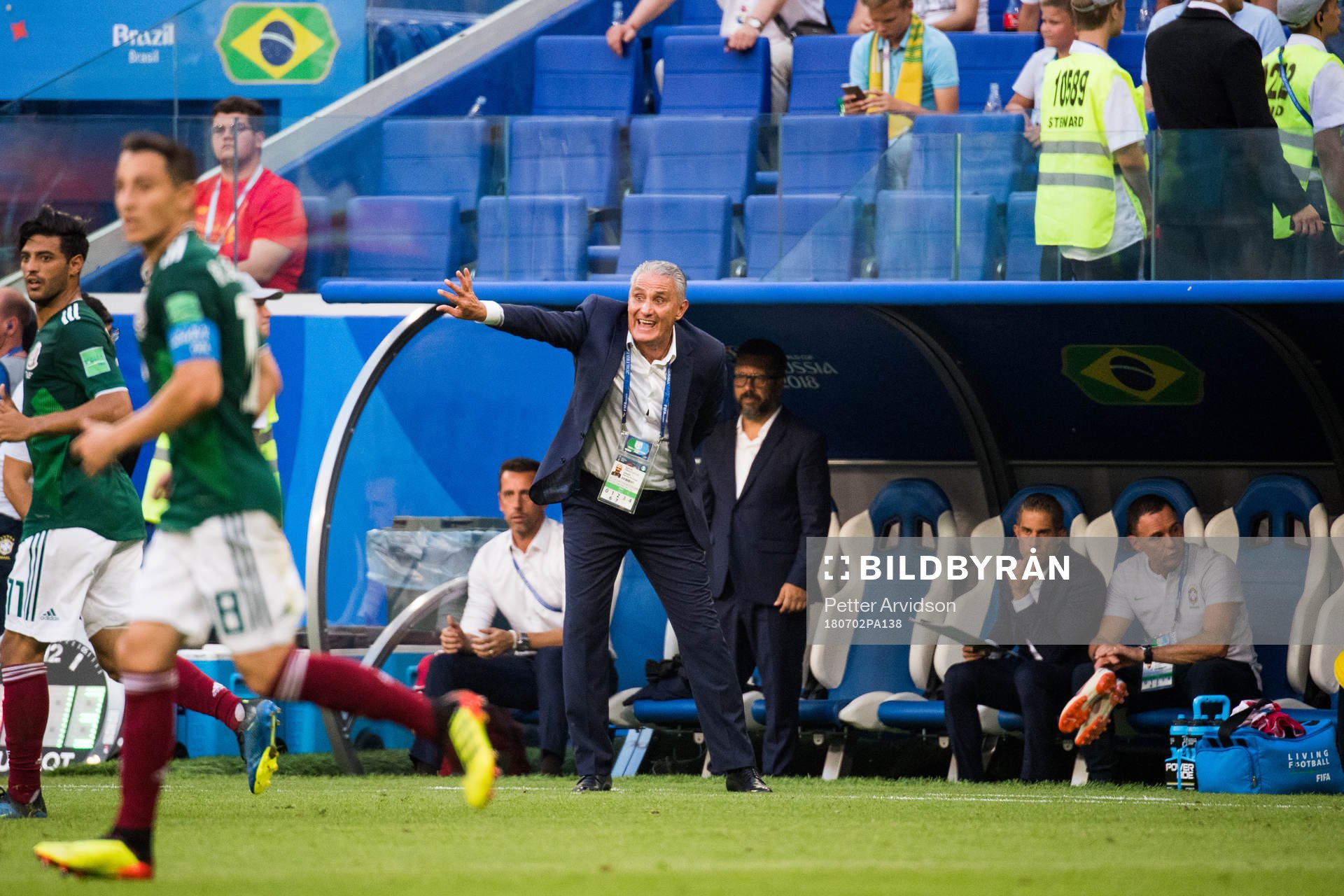 Head coach Tite of Brazil