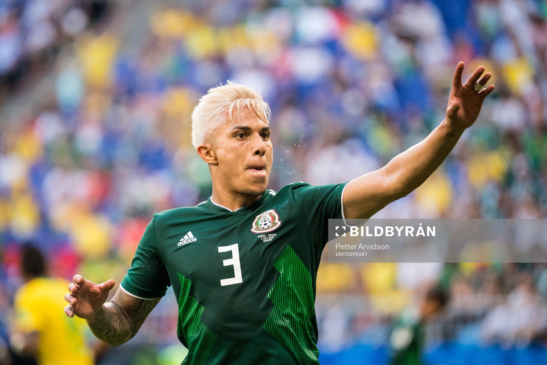 Carlos Salcedo of Mexico