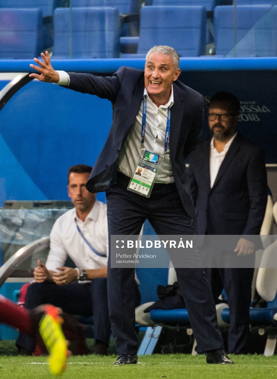 Head coach Tite of Brazil