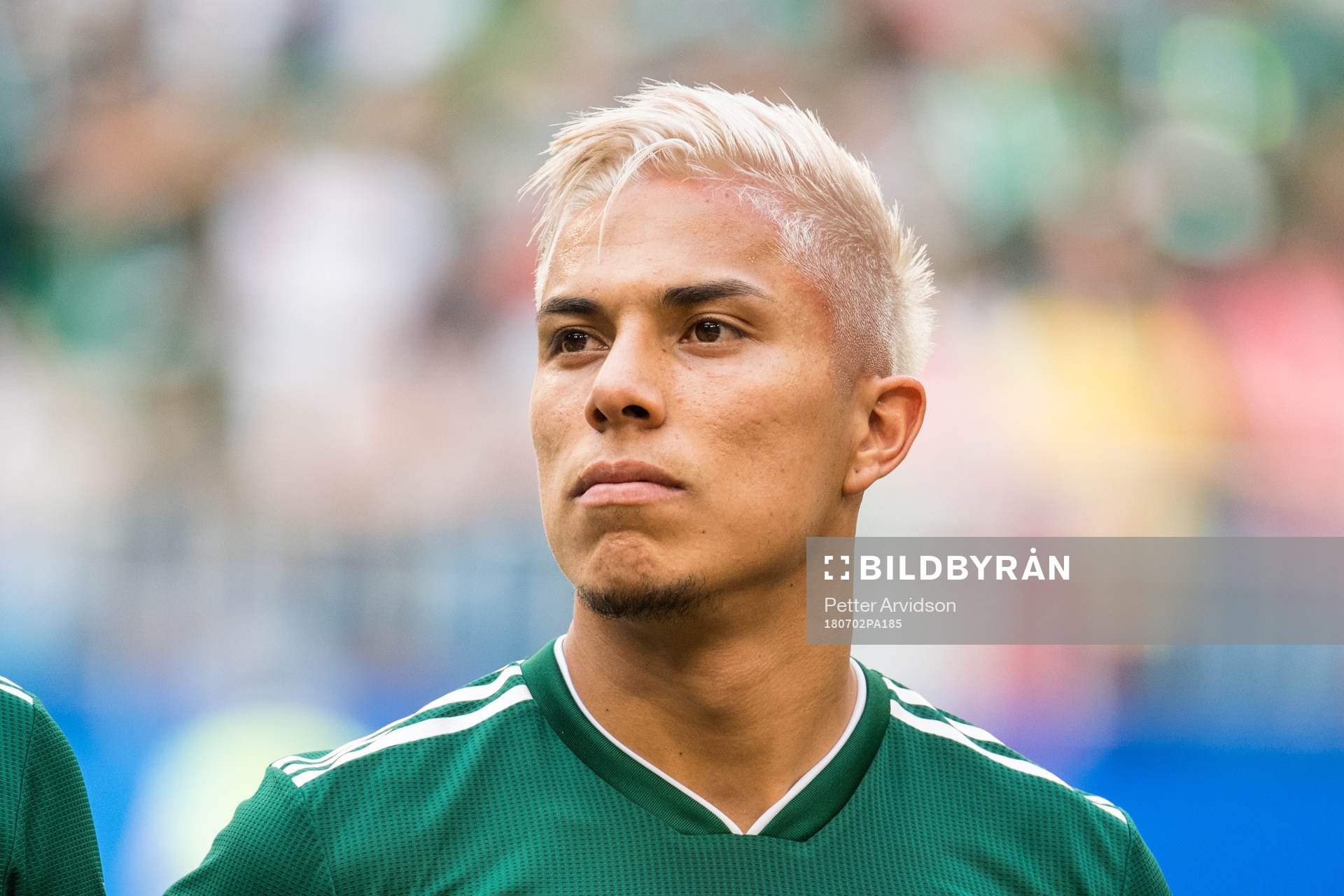 Carlos Salcedo of Mexico prior the FIFA World Cup round of
