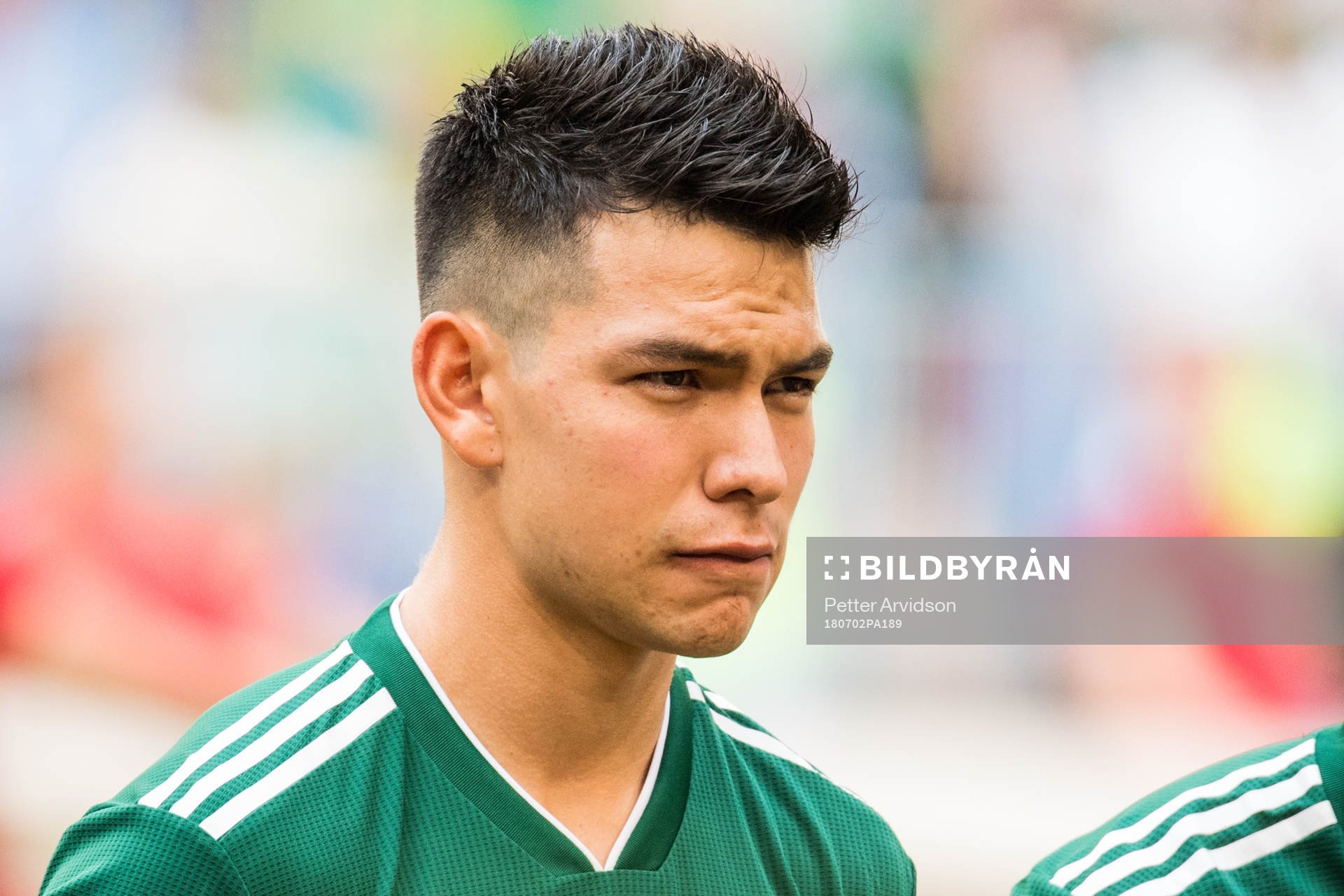 Hirving Lozano of Mexico prior the FIFA World Cup round of