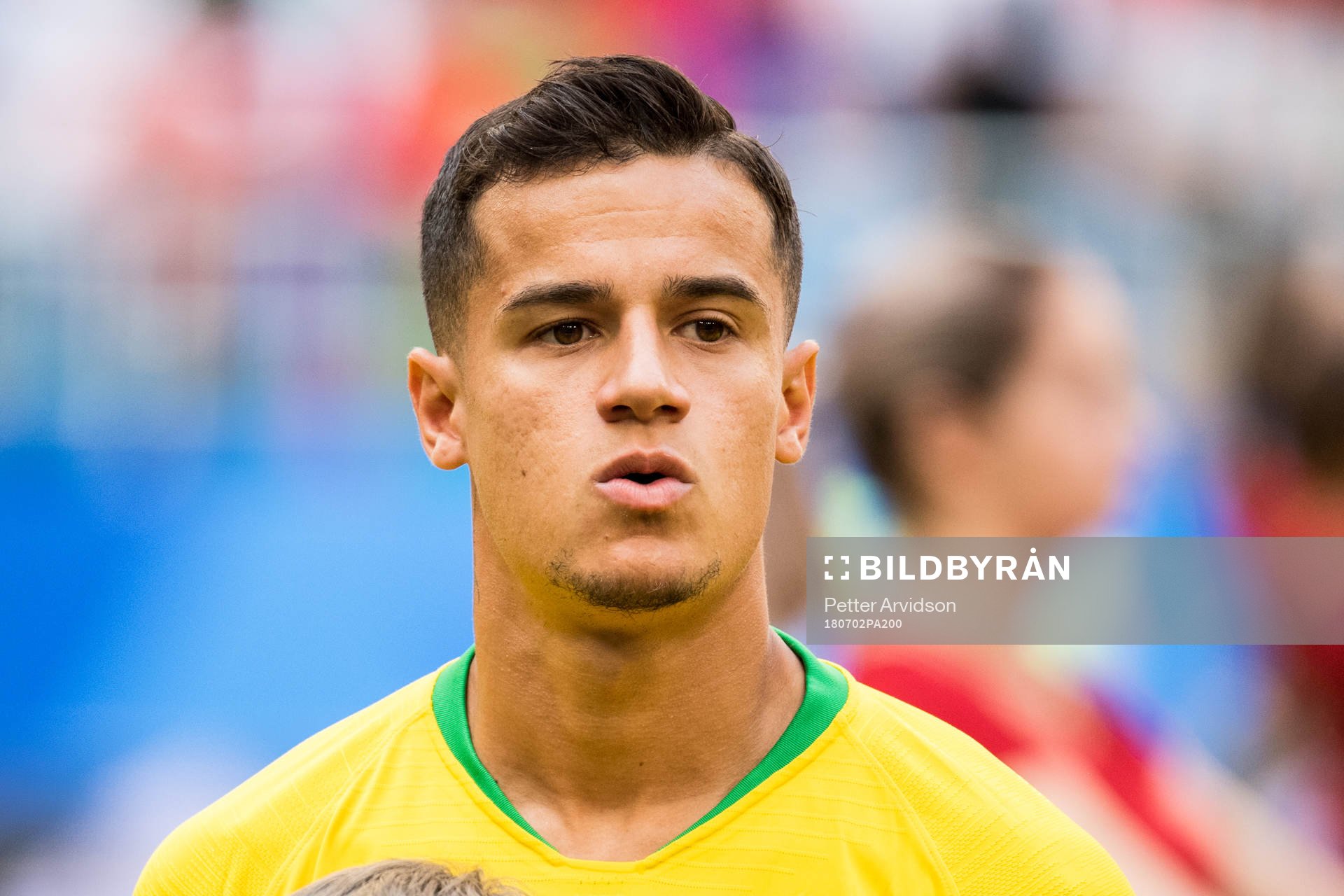Philippe Coutinho of Brazil prior the FIFA World Cup round
