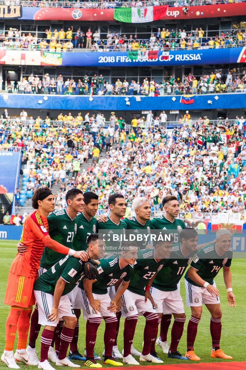 Mexico players pose for a team photo prior the FIFA World