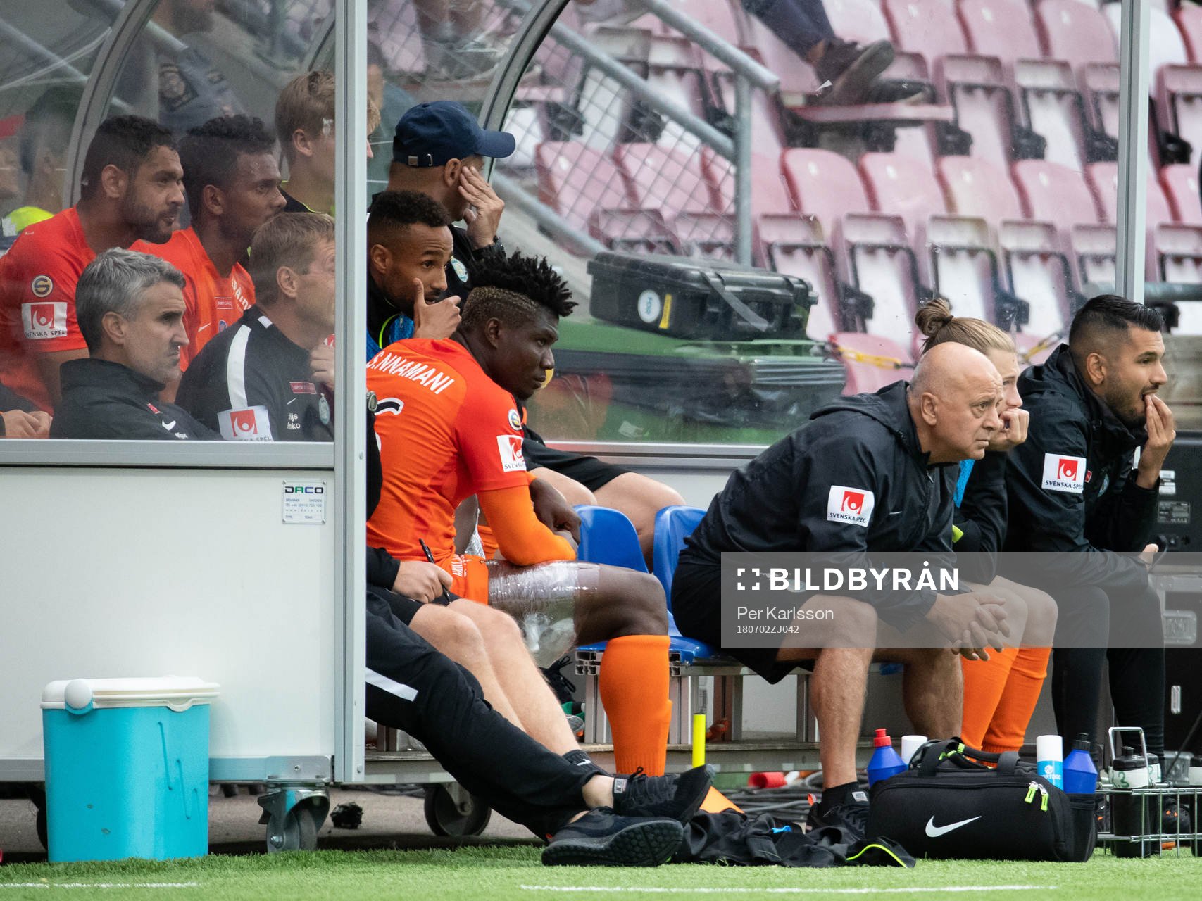 AFC Eskilstunas bänk