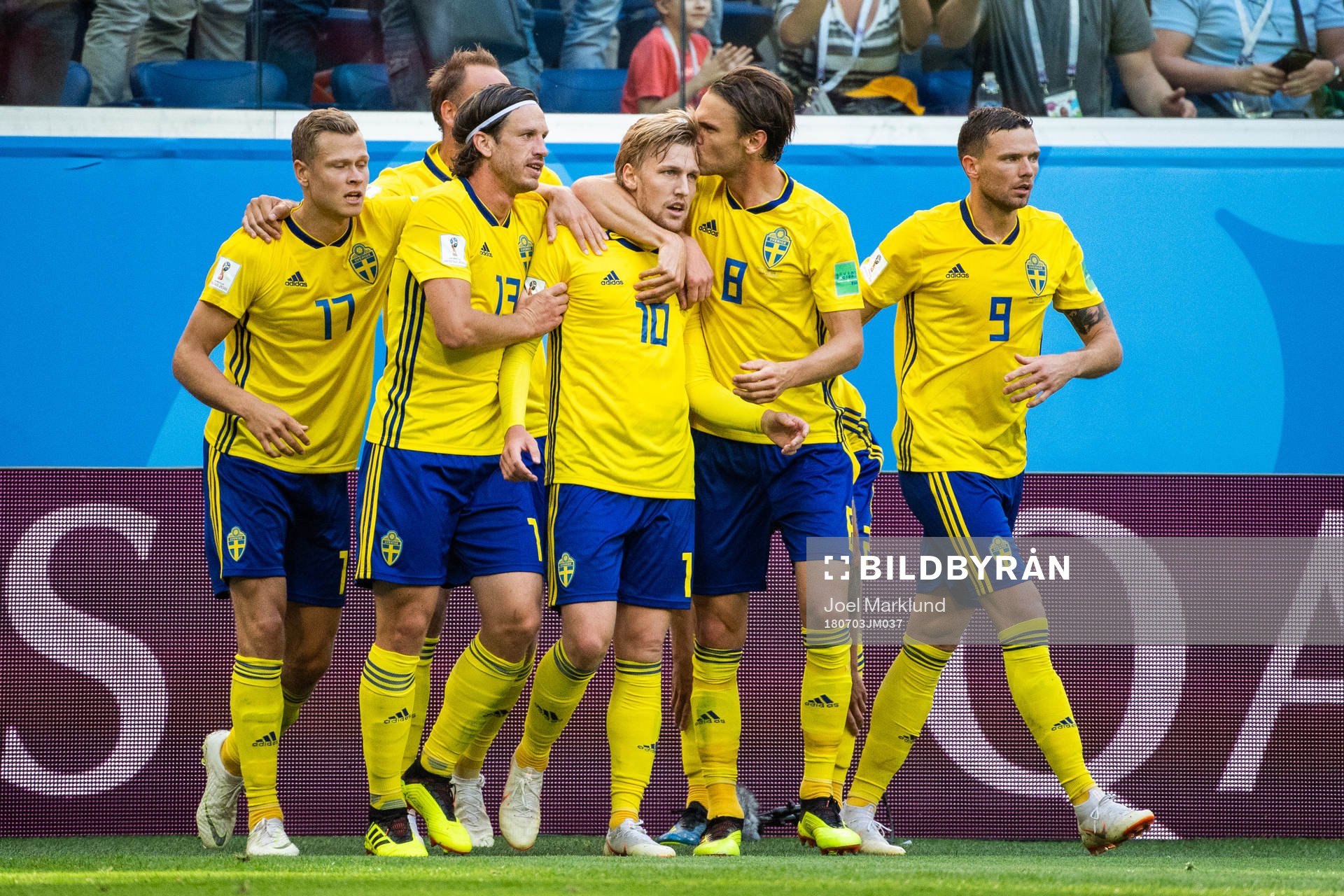 Viktor Claesson, Gustav Svensson, Emil Forsberg