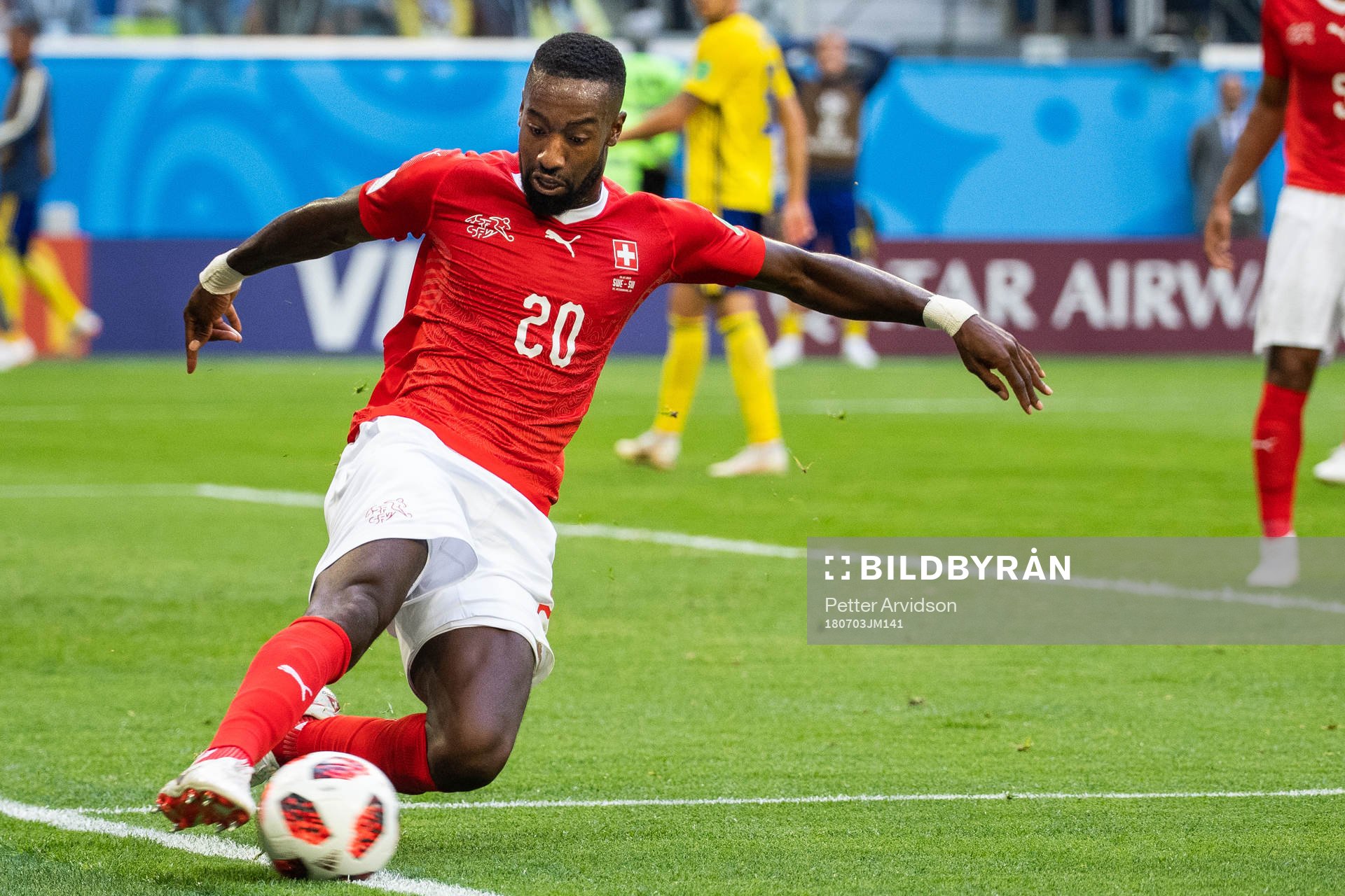 Johan Djourou of Switzerland