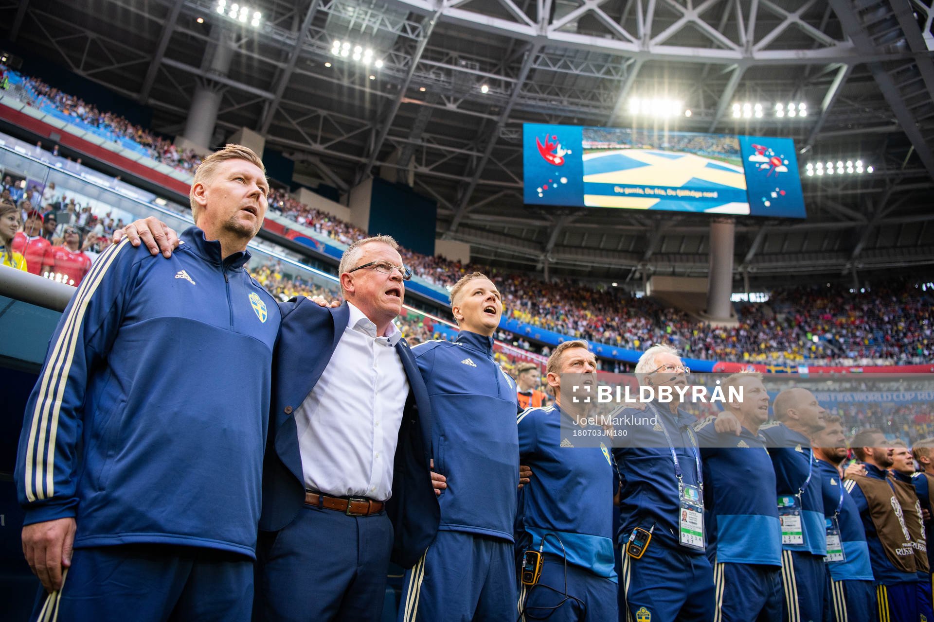 Assistant coach Peter Wettergren and head coach Janne
