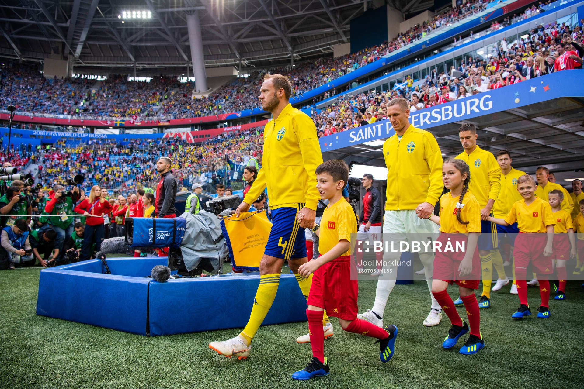 Andreas Granqvist of Sweden prior to the FIFA World Cup
