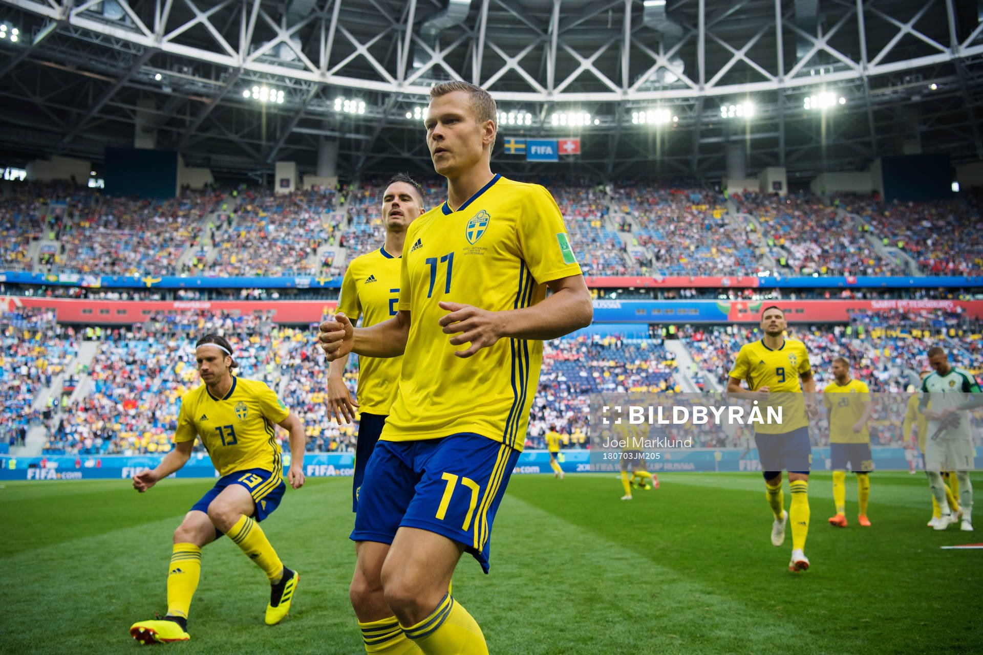 Gustav Svensson, Mikael Lustig, Viktor Claesson and Marcus