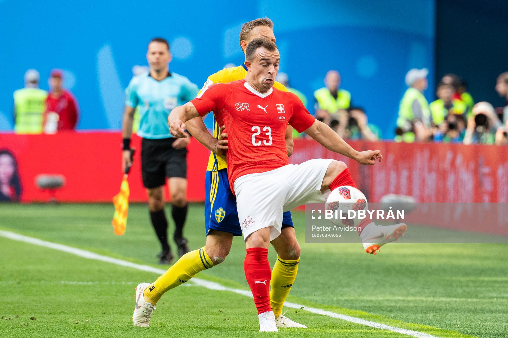 Xherdan Shaqiric of Switzerland