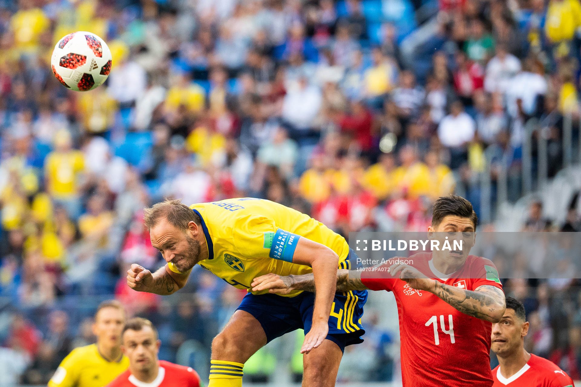 Andreas Granqvist of Sweden and Steven Zuber of Switzerland