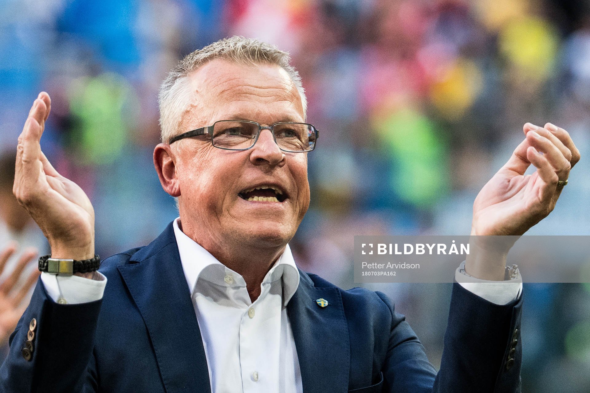 Head coach Janne Andersson of Sweden