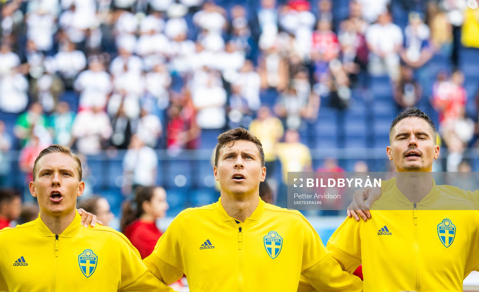 Ludwig Augustinsson, Victor Nilsson Lindelöf and Mikael