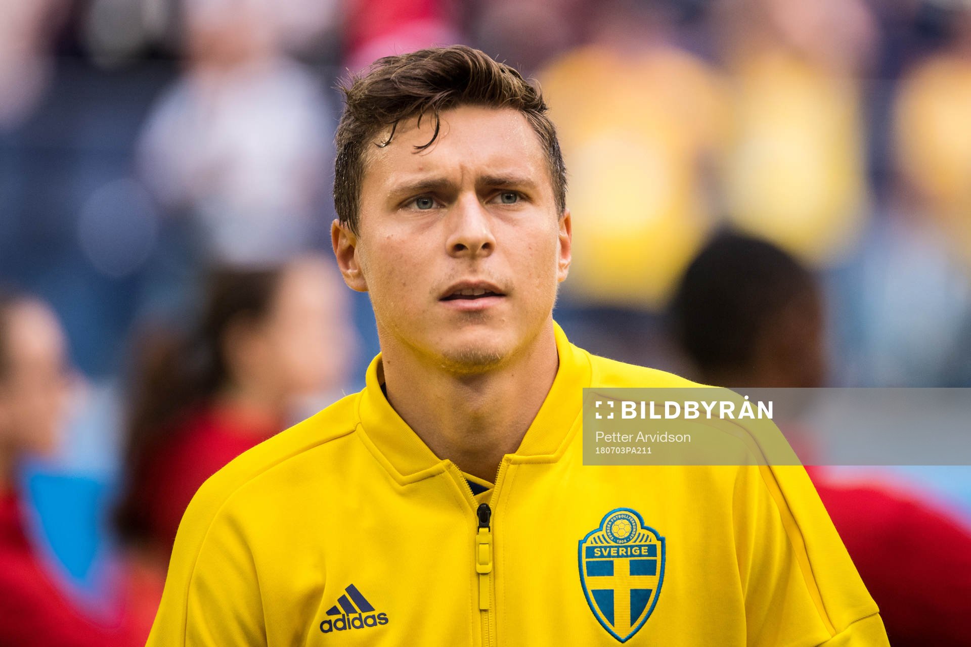 Victor Nilsson Lindelöf of Sweden prior the FIFA World Cup