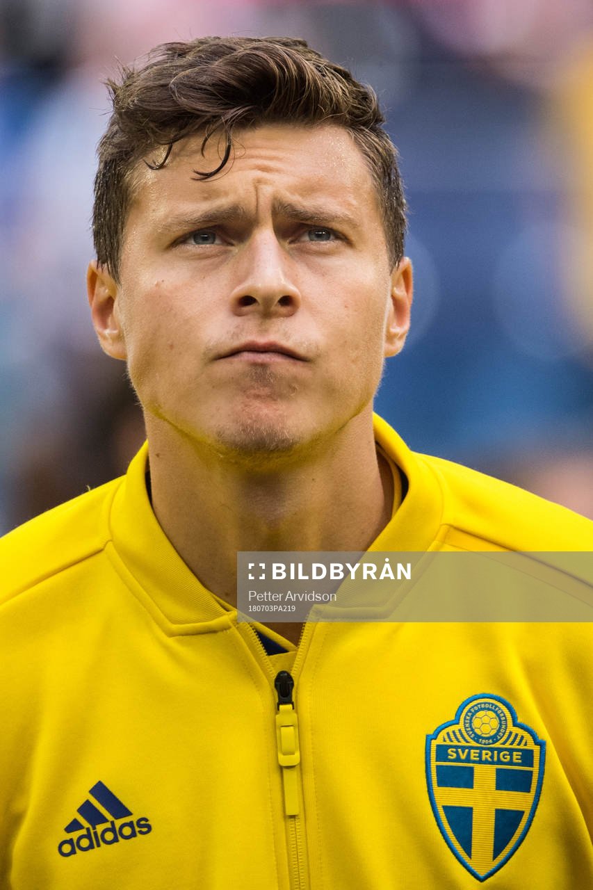 Victor Nilsson Lindelöf of Sweden prior the FIFA World Cup