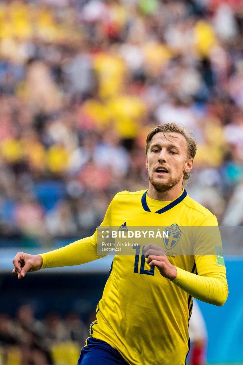 Emil Forsberg of Sweden