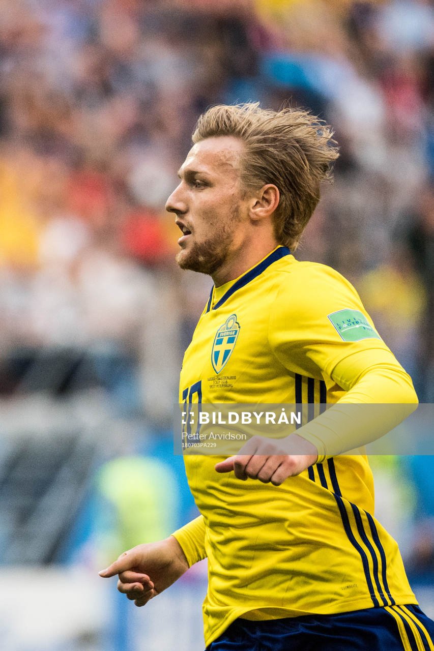 Emil Forsberg of Sweden