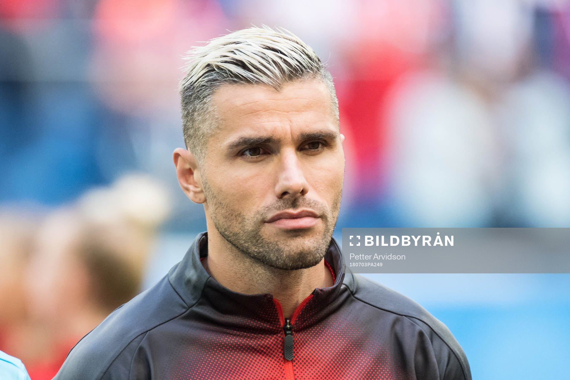 Valon Behrami of Switzerland prior the FIFA World Cup round