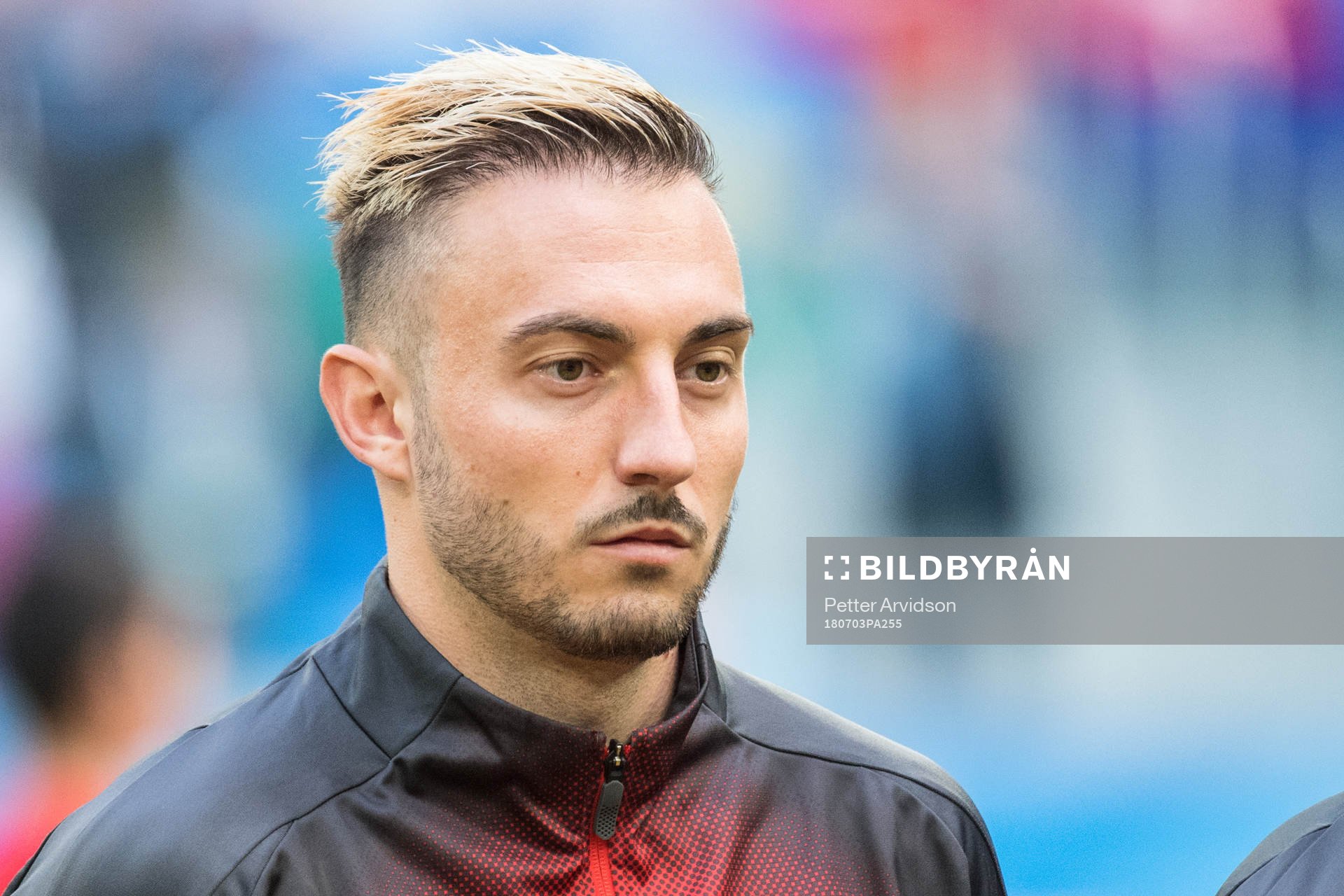 Josip Drmic of Switzerland prior the FIFA World Cup round