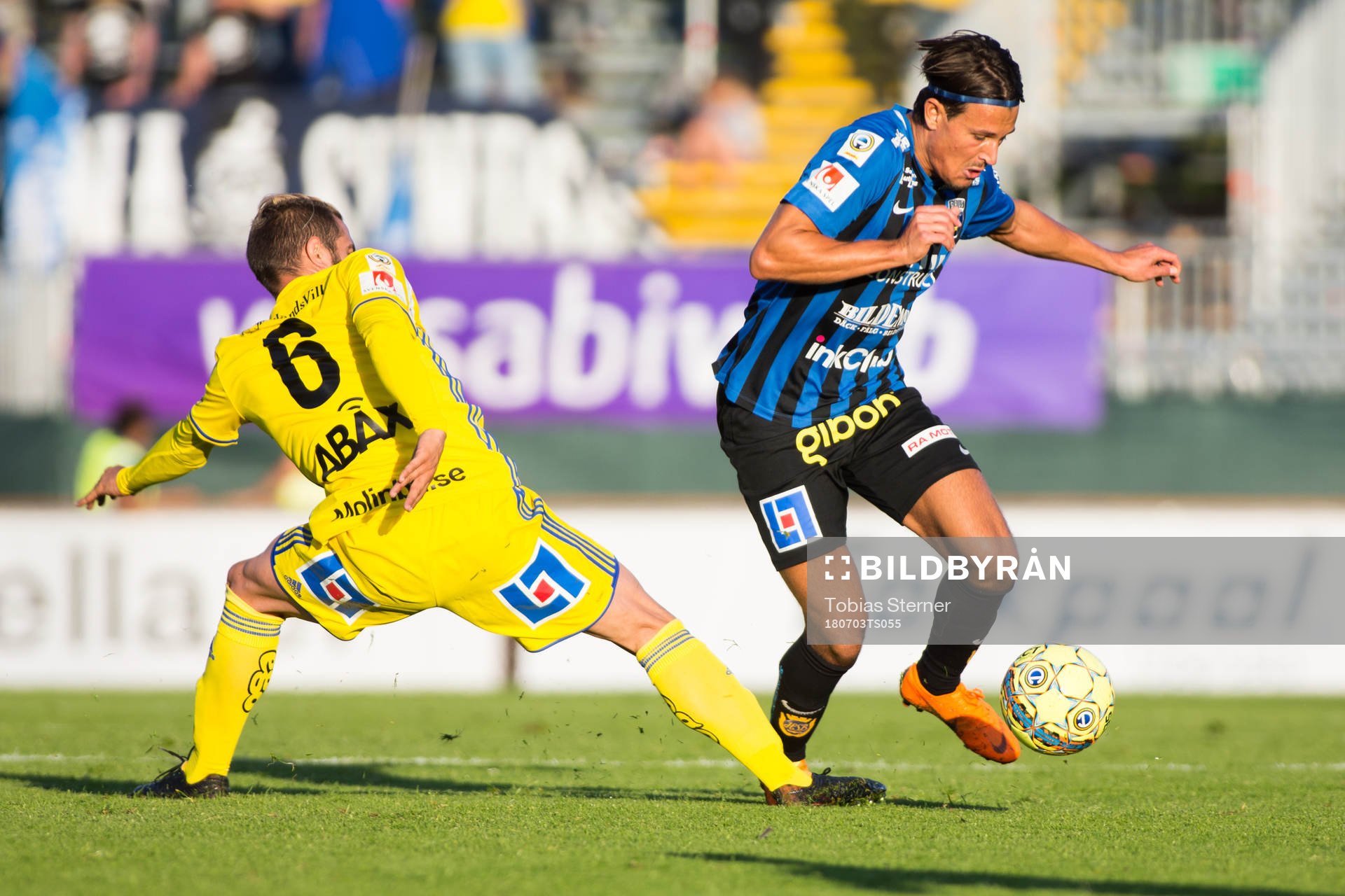Sundsvalls Juan Jose Ciercoles Sagra och Sirius Stefano