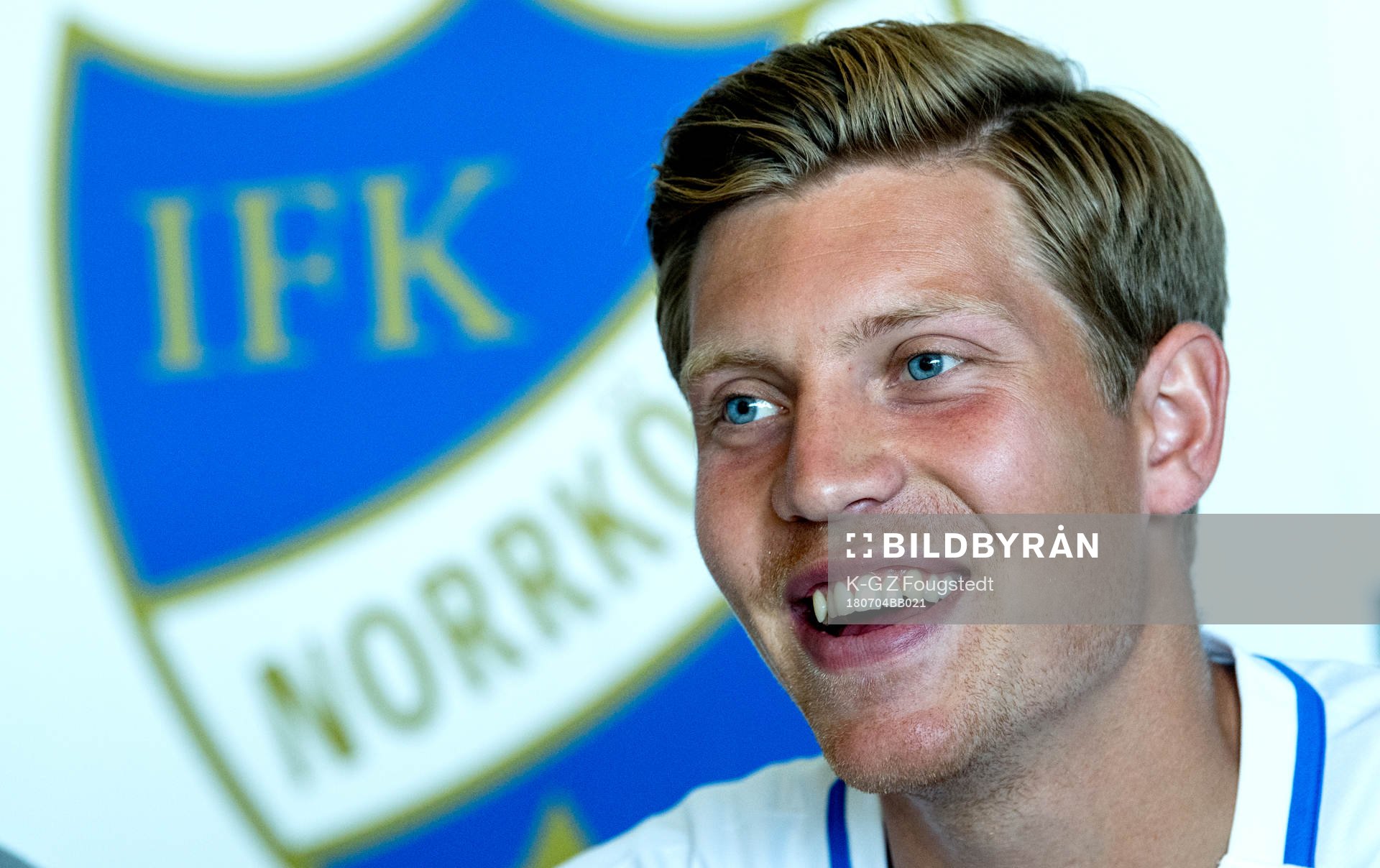 IFK Norrköping presenterar nye spelaren Alexander Fransson