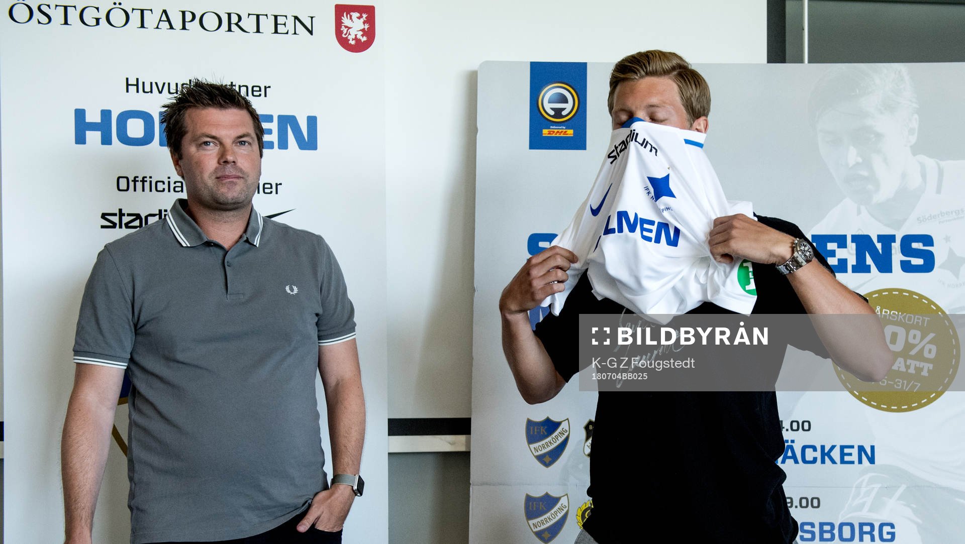 IFK Norrköping presenterar nye spelaren Alexander Fransson