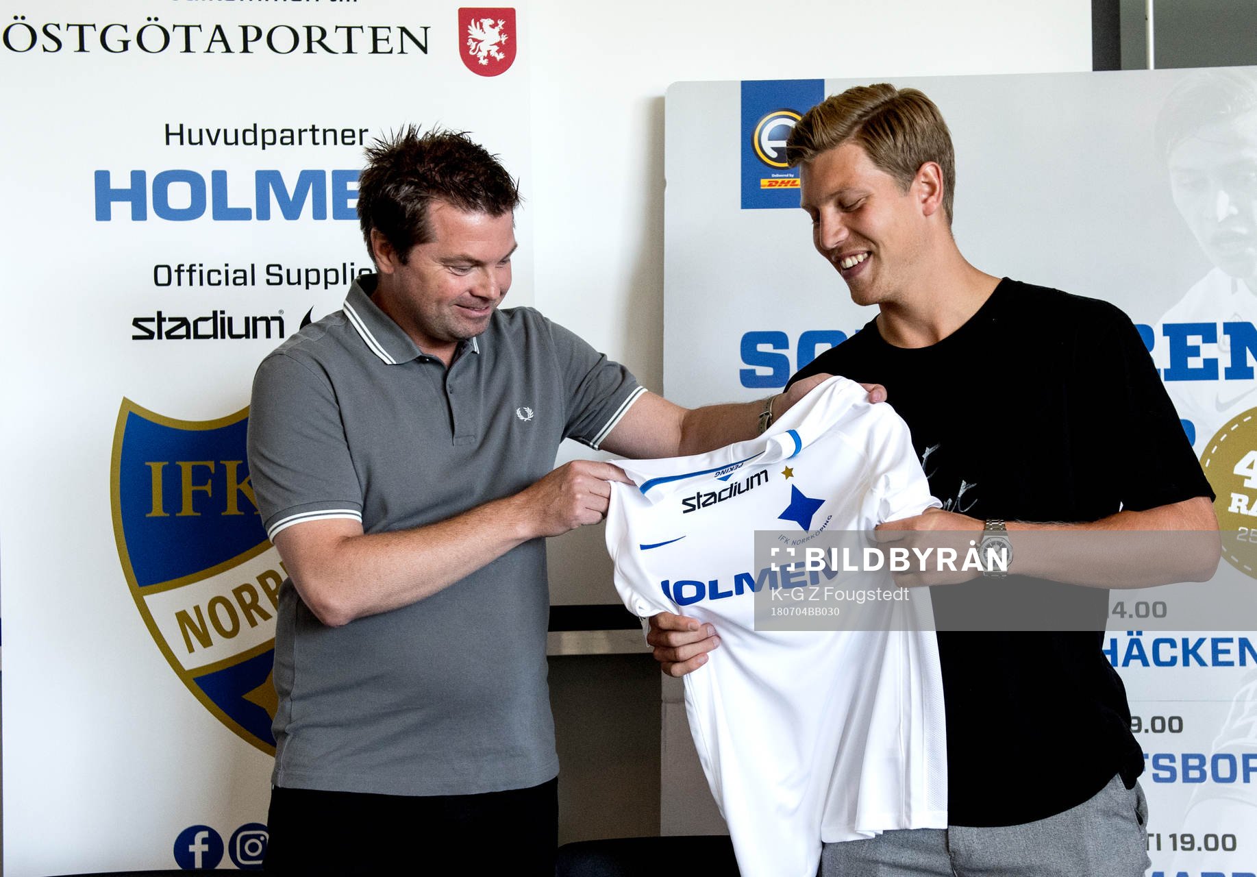 IFK Norrköping presenterar nye spelaren Alexander Fransson