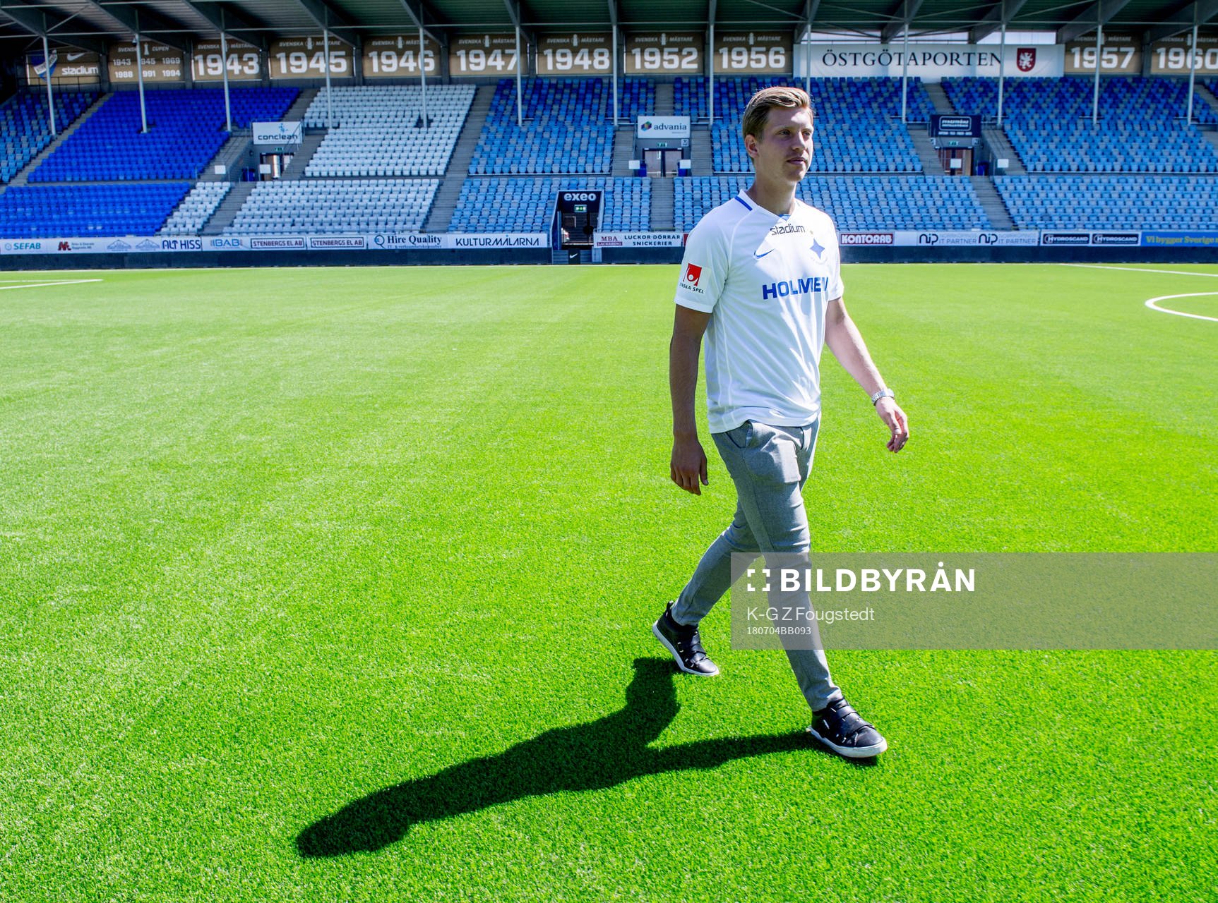 IFK Norrköping presenterar nye spelaren Alexander Fransson