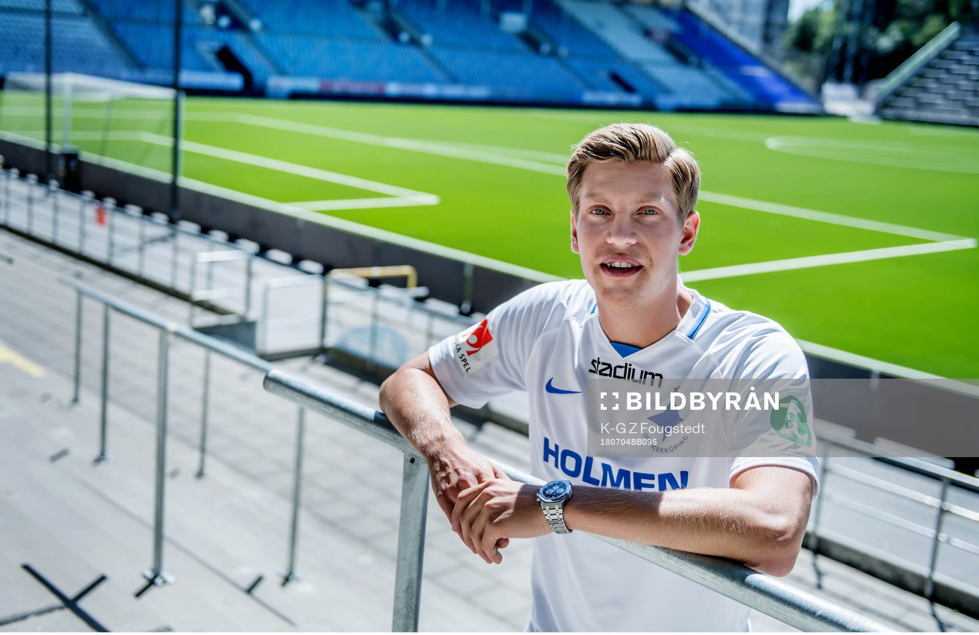 IFK Norrköping presenterar nye spelaren Alexander Fransson