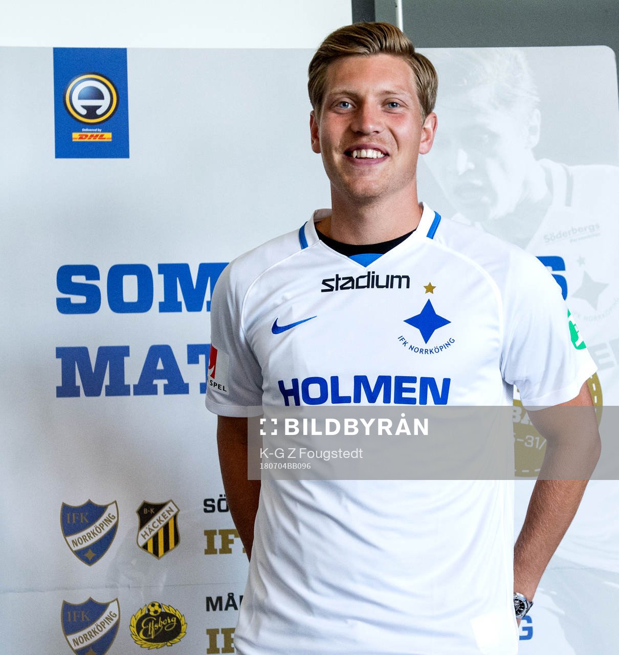 IFK Norrköping presenterar nye spelaren Alexander Fransson