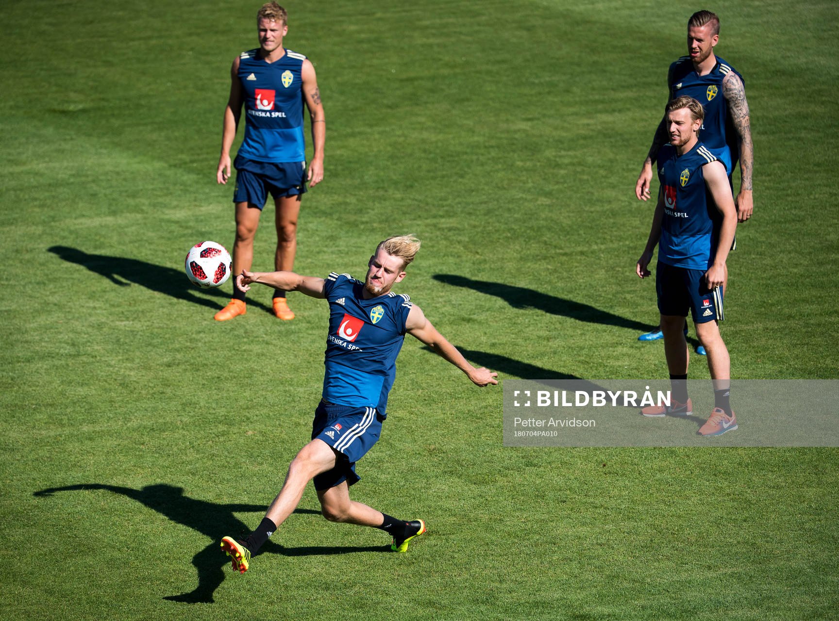 Filip Helander of the Swedish national football team at a