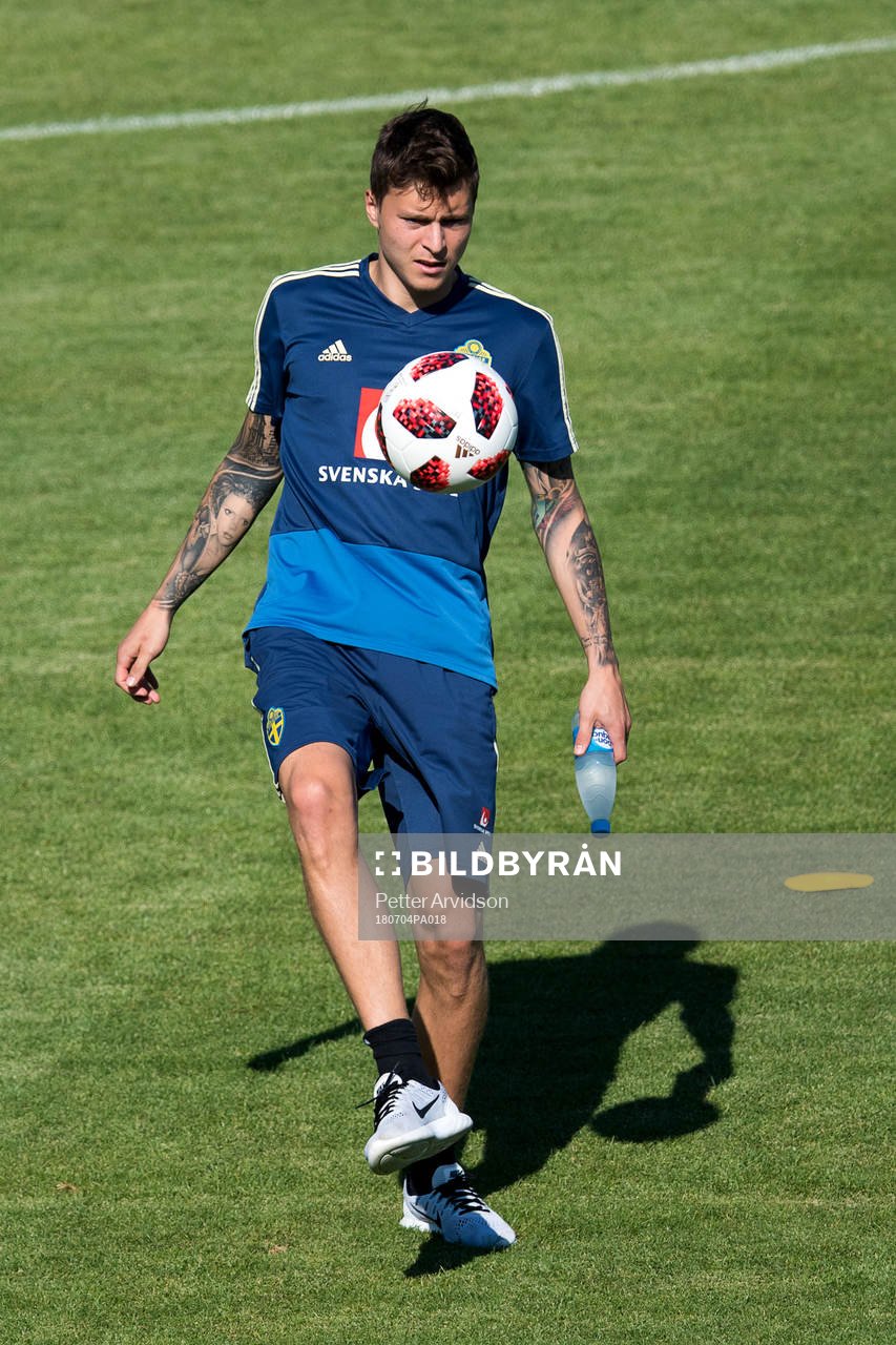 Victor Nilsson Lindelöf of the Swedish national football