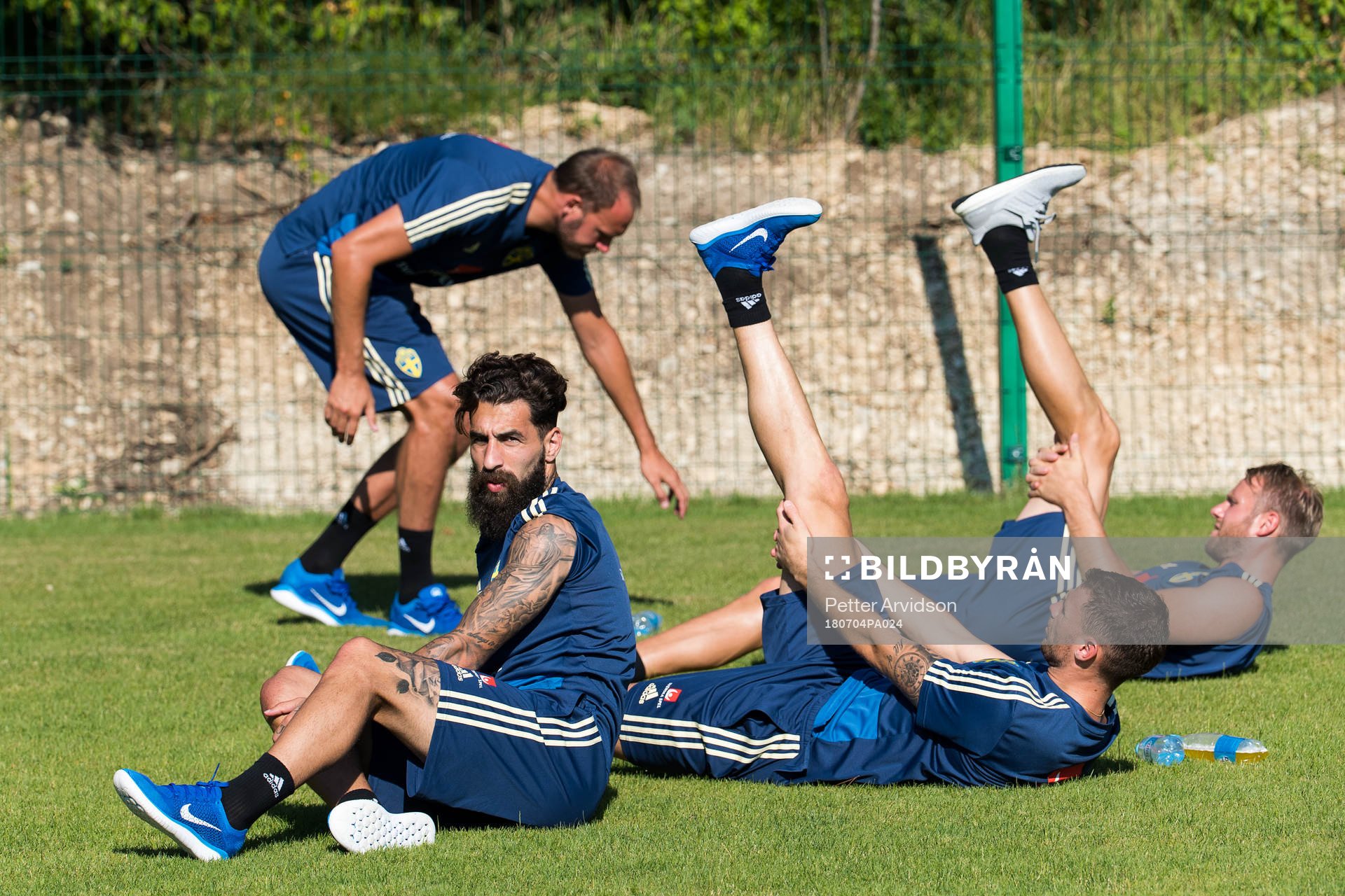 Jimmy Durmaz of the Swedish national football team at a