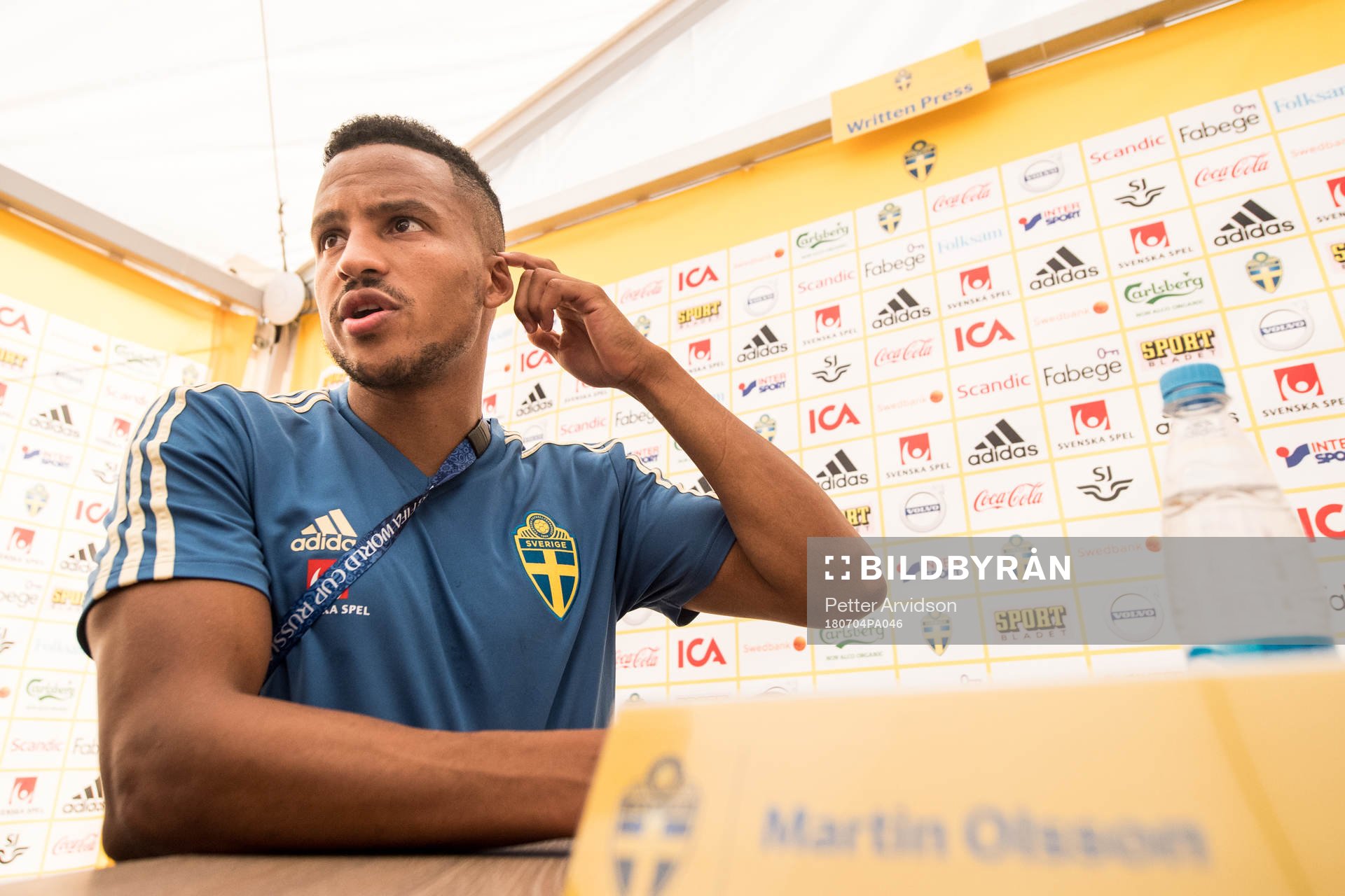 Martin Olsson of the Swedish national football team