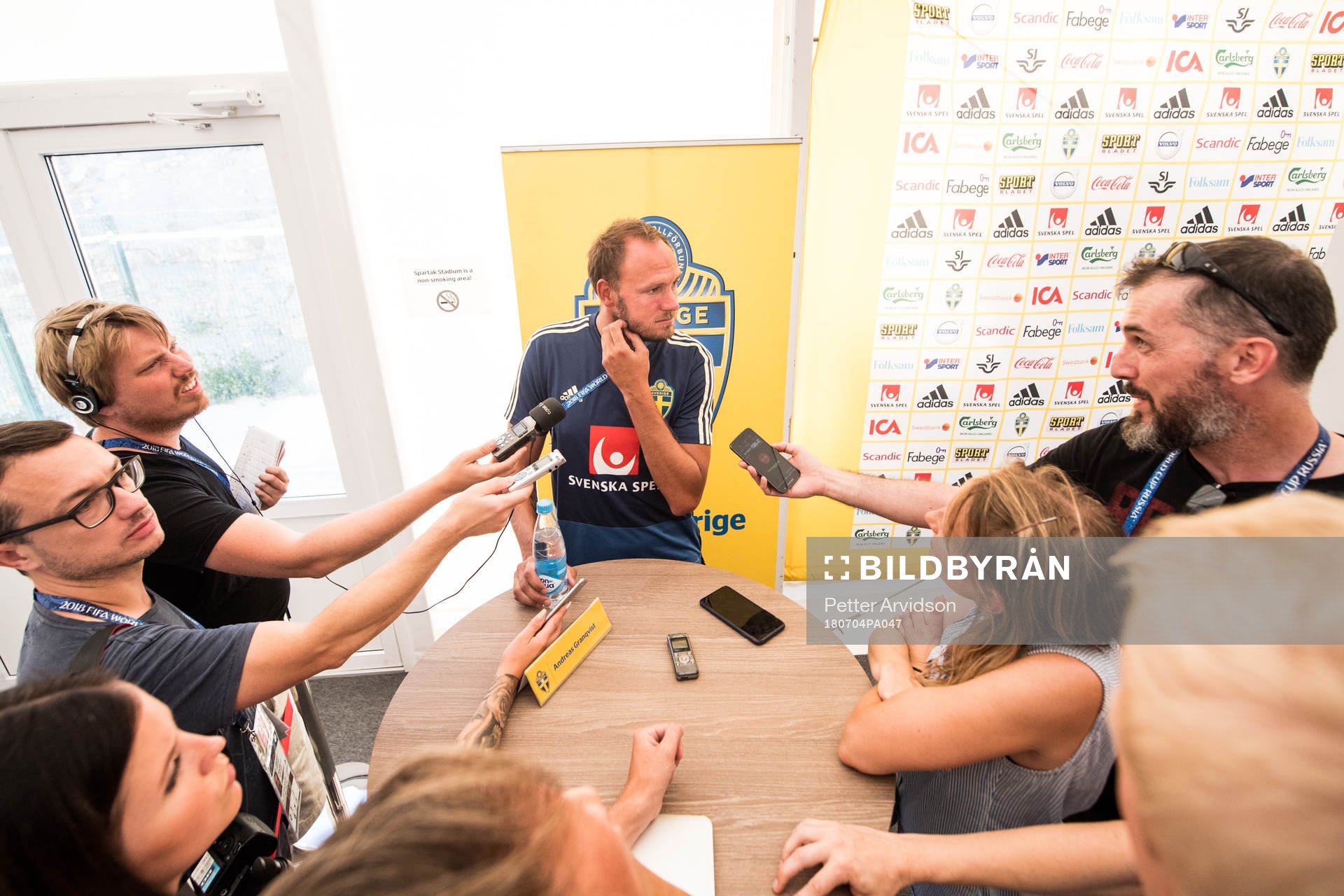 Andreas Granqvist of the Swedish national football team