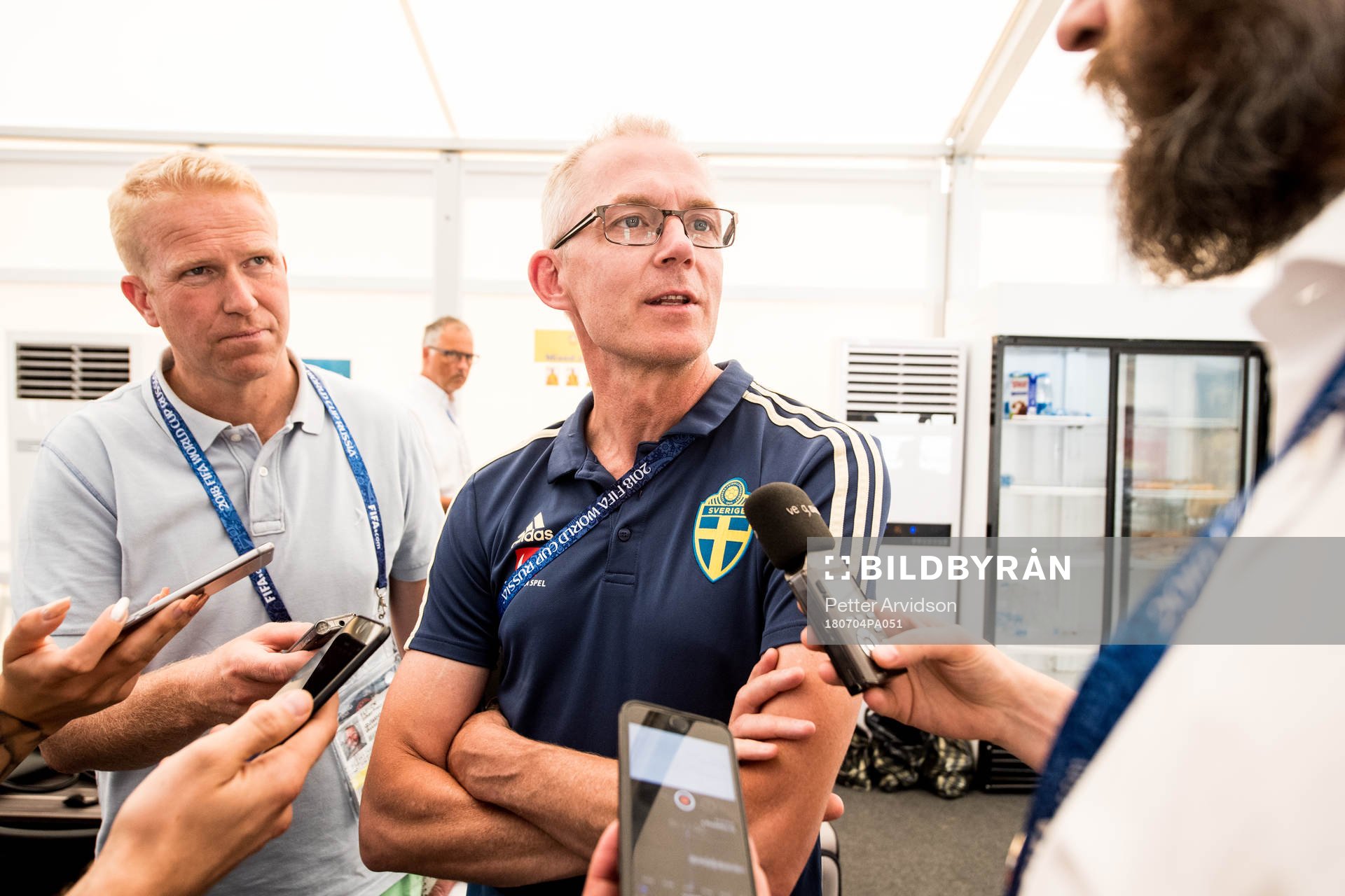 Press officer Staffan Stjernholm of the Swedish national
