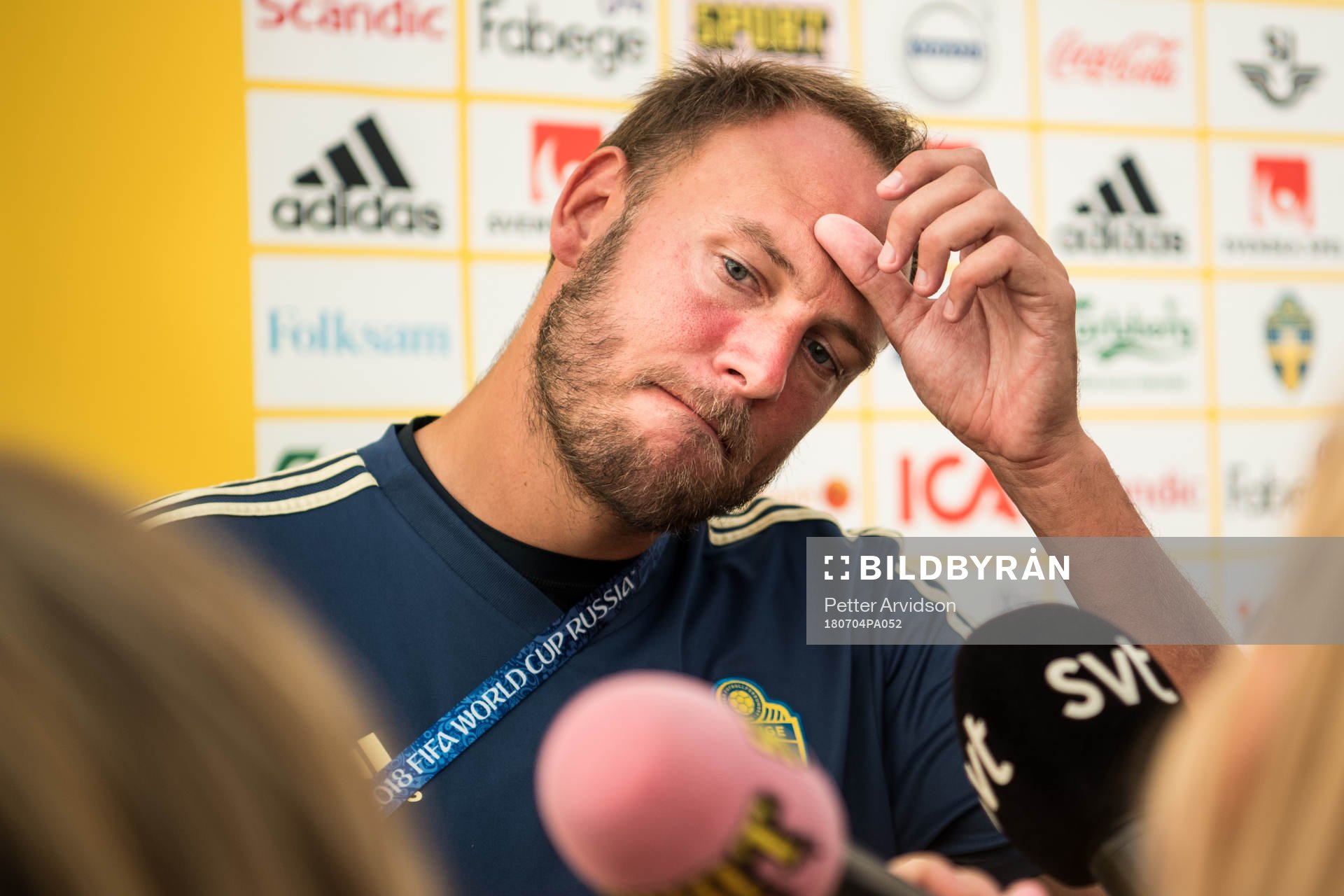 Andreas Granqvist of the Swedish national football team
