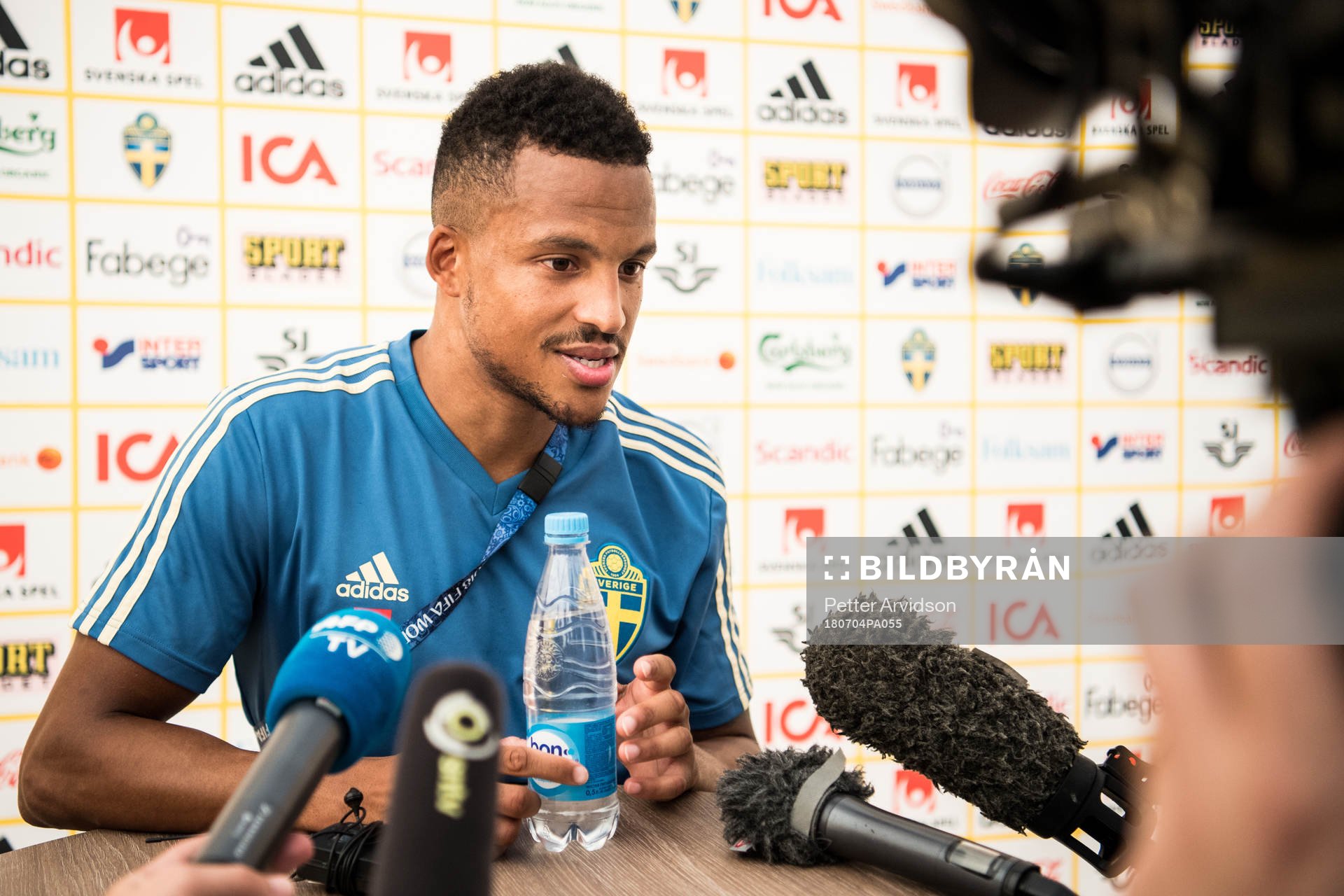 Martin Olsson of the Swedish national football team