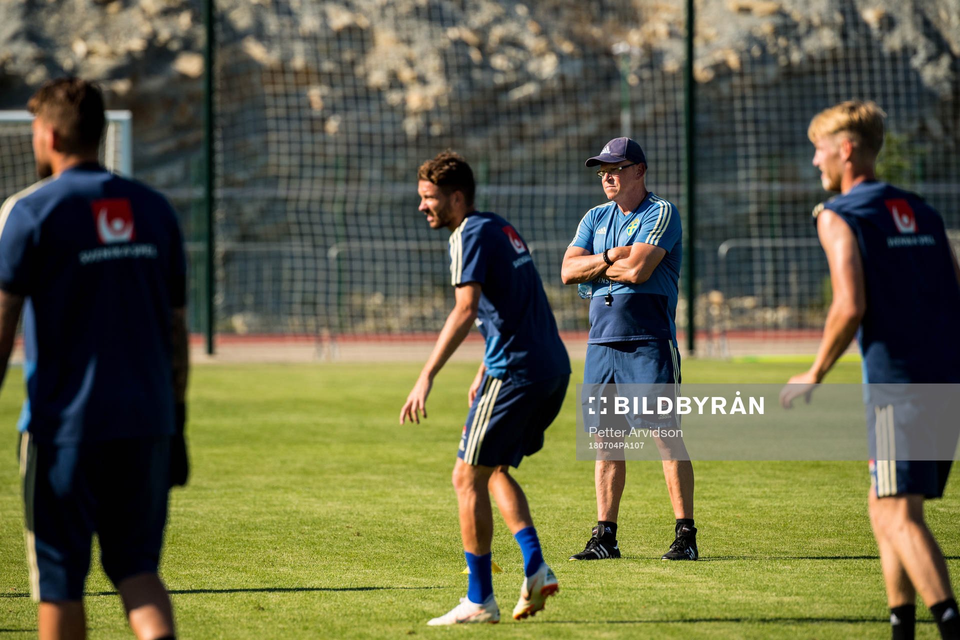 Head coach Janne Andersson of the Swedish national football