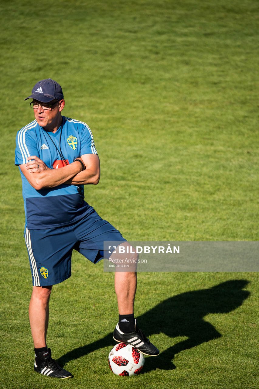 Head coach Janne Andersson of the Swedish national football