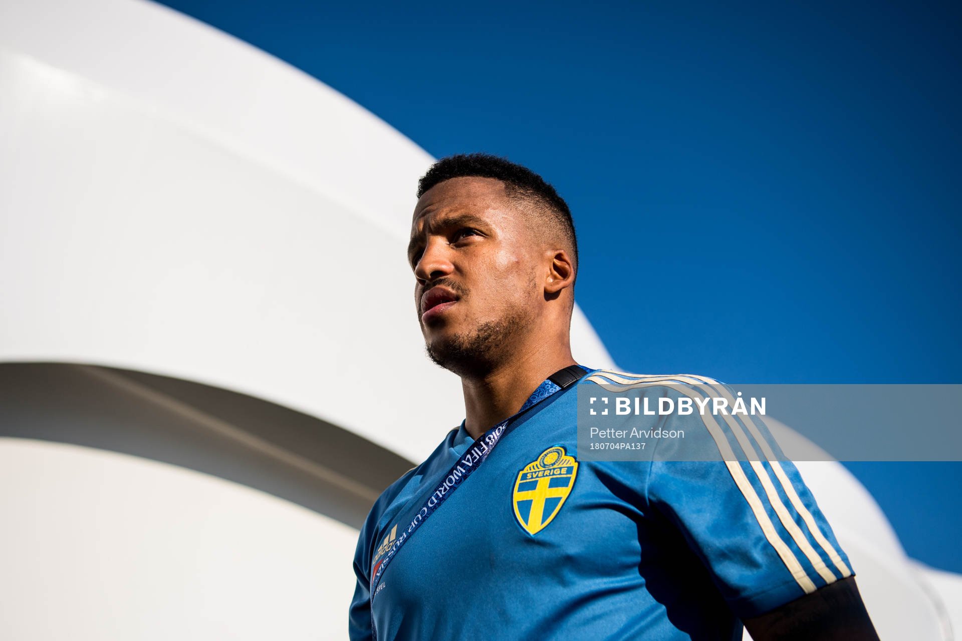 Martin Olsson of the Swedish national football team