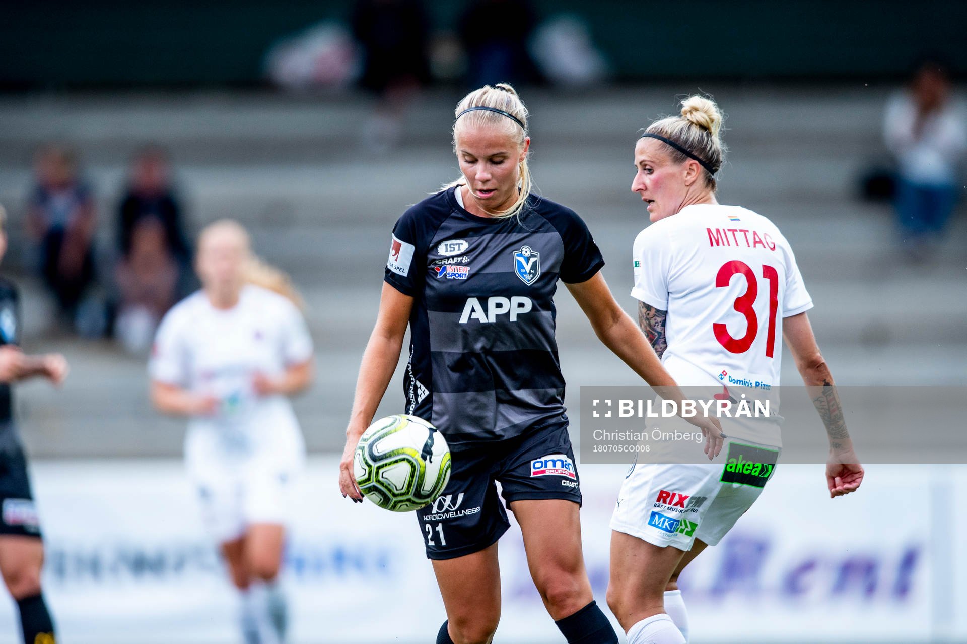Växjös Stina Lennartsson mot Rosengårds Anja Mittag