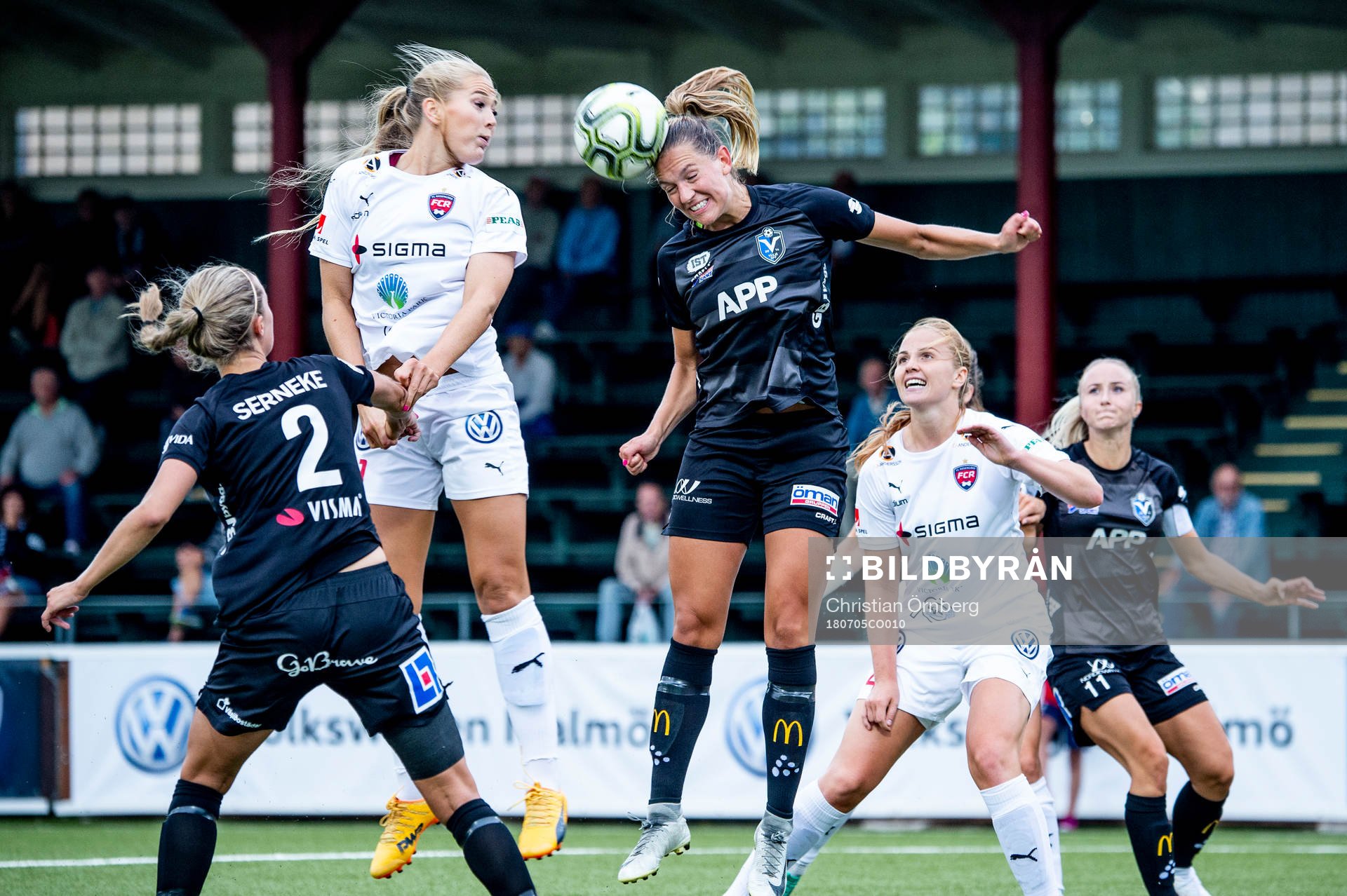 Rosengårds Lisa-Marie Utland och Glodis Perla Viggosdottir