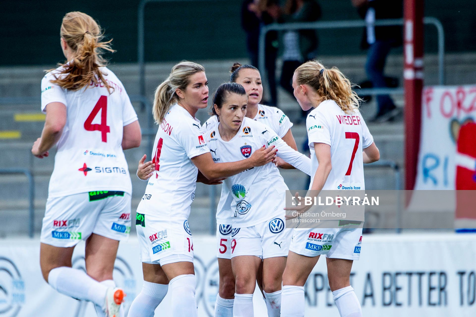Rosengårds Iva Landeka jublar