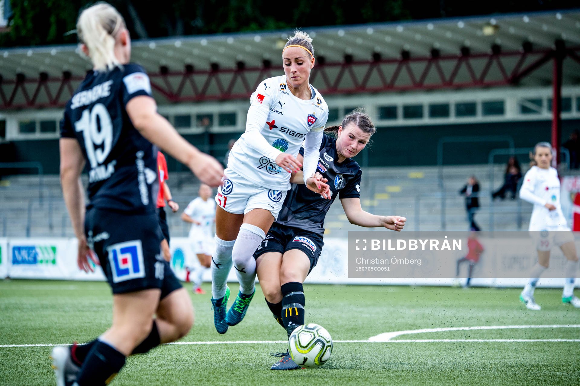 Rosengårds Sanne Troelsgaard Nielsen mot Växjös Frida