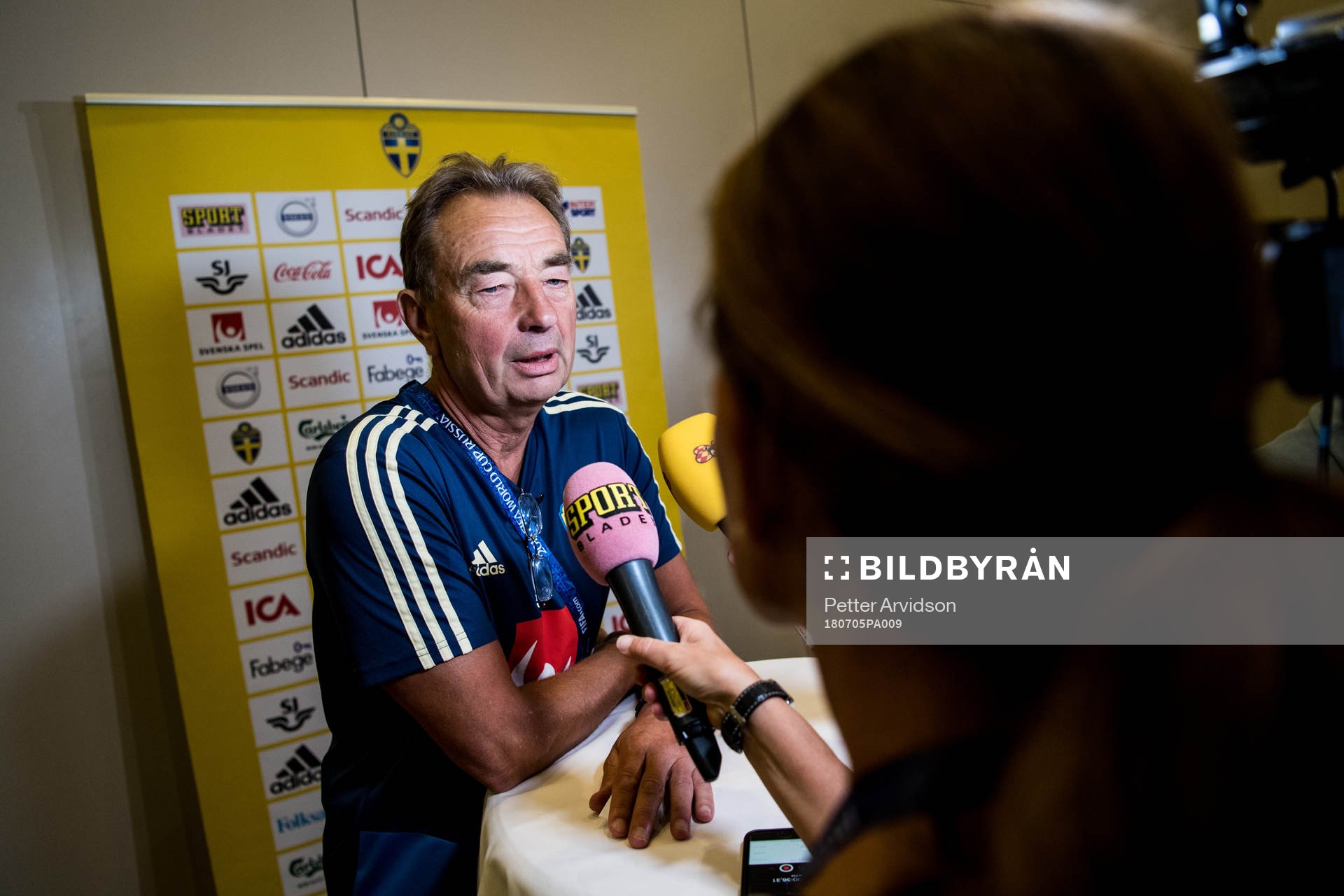 Scout Tom Prahl of the Swedish national football team at a