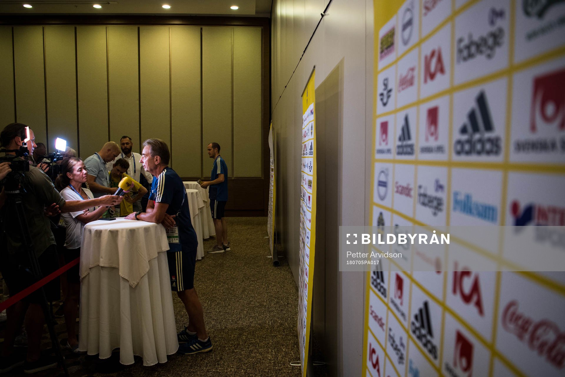 Scout Tom Prahl of the Swedish national football team at a