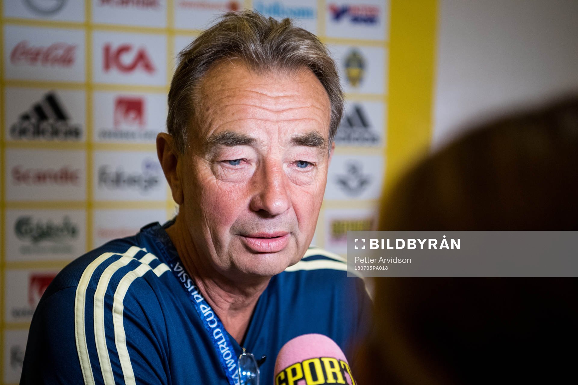 Scout Tom Prahl of the Swedish national football team at a