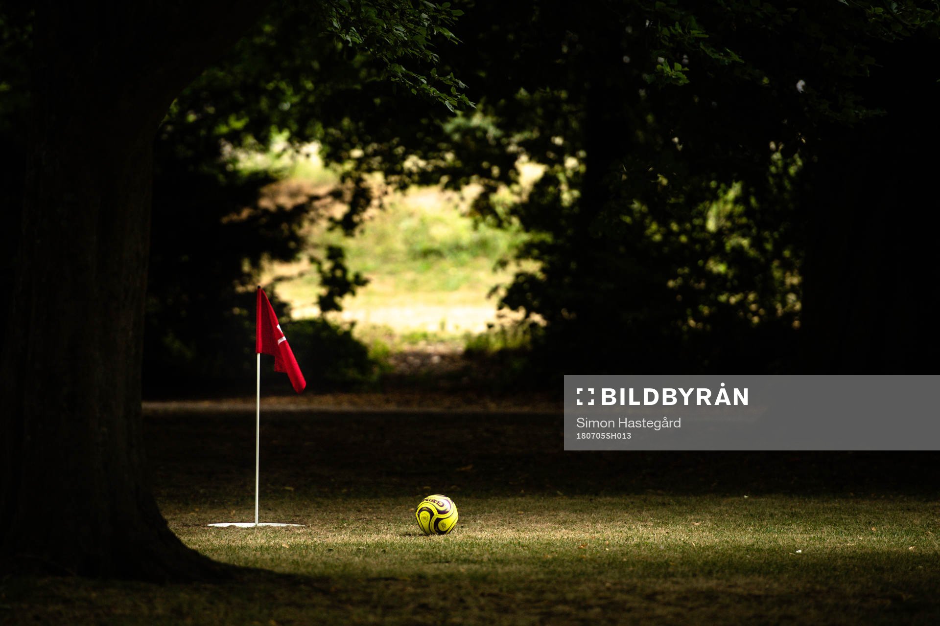 En fotboll  i footgolf